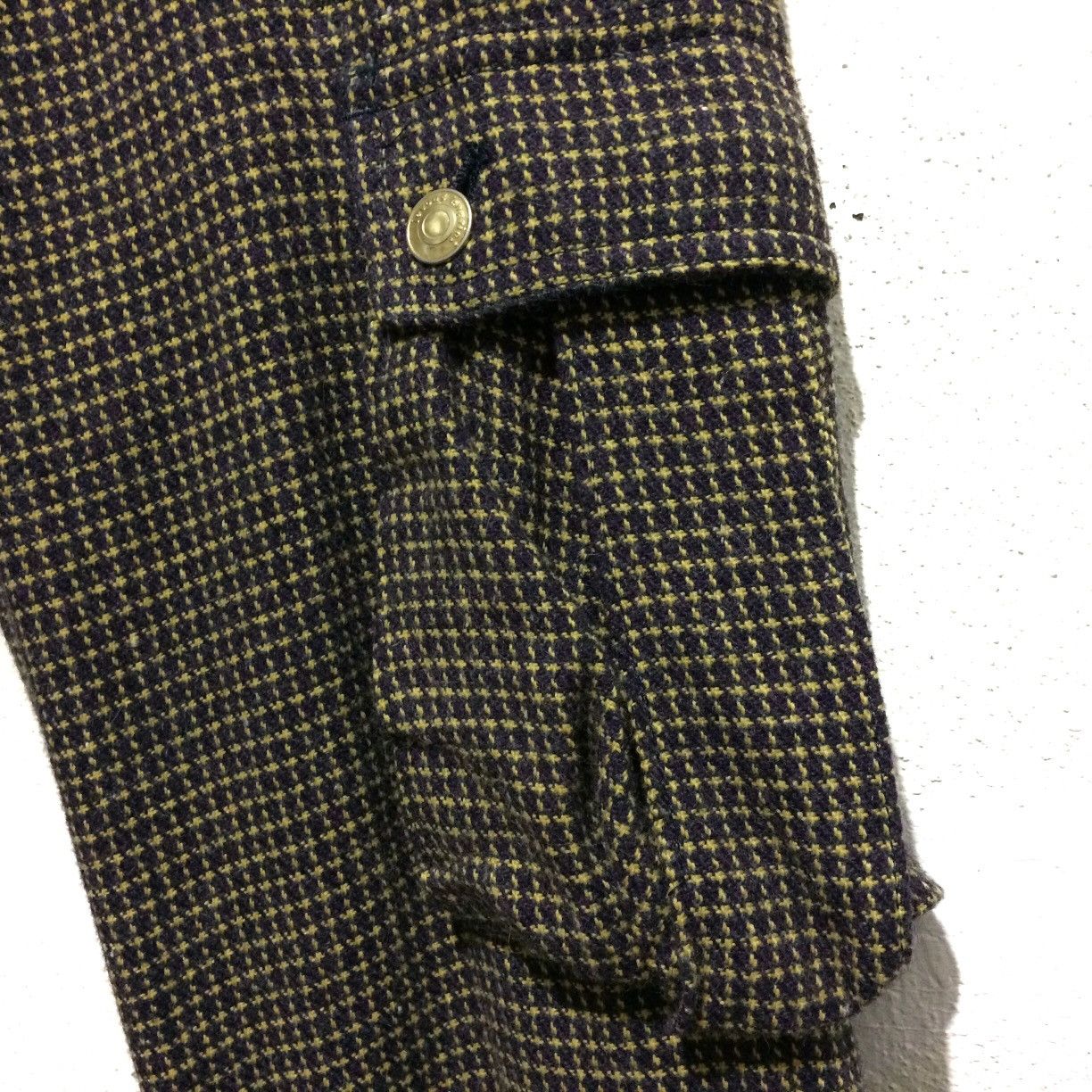 Issey Miyake Mercibeaucoup Herringbone Design Pants cargo Multi Pocket Size US 31 - 5 Thumbnail