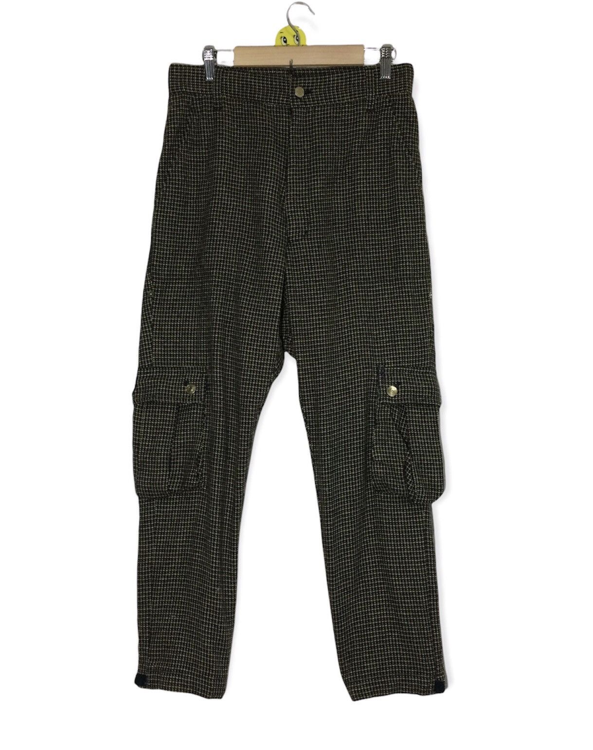 Issey Miyake Mercibeaucoup Herringbone Design Pants cargo Multi Pocket Size US 31 - 1 Thumbnail