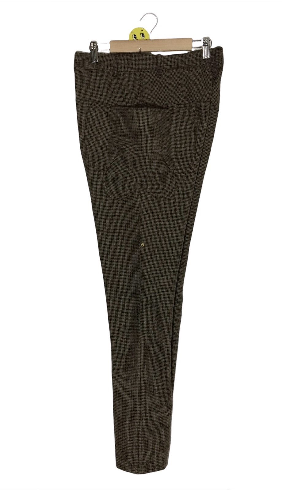 Vintage Mercibeaucoup Herringbone Wool Pants Big Pocket