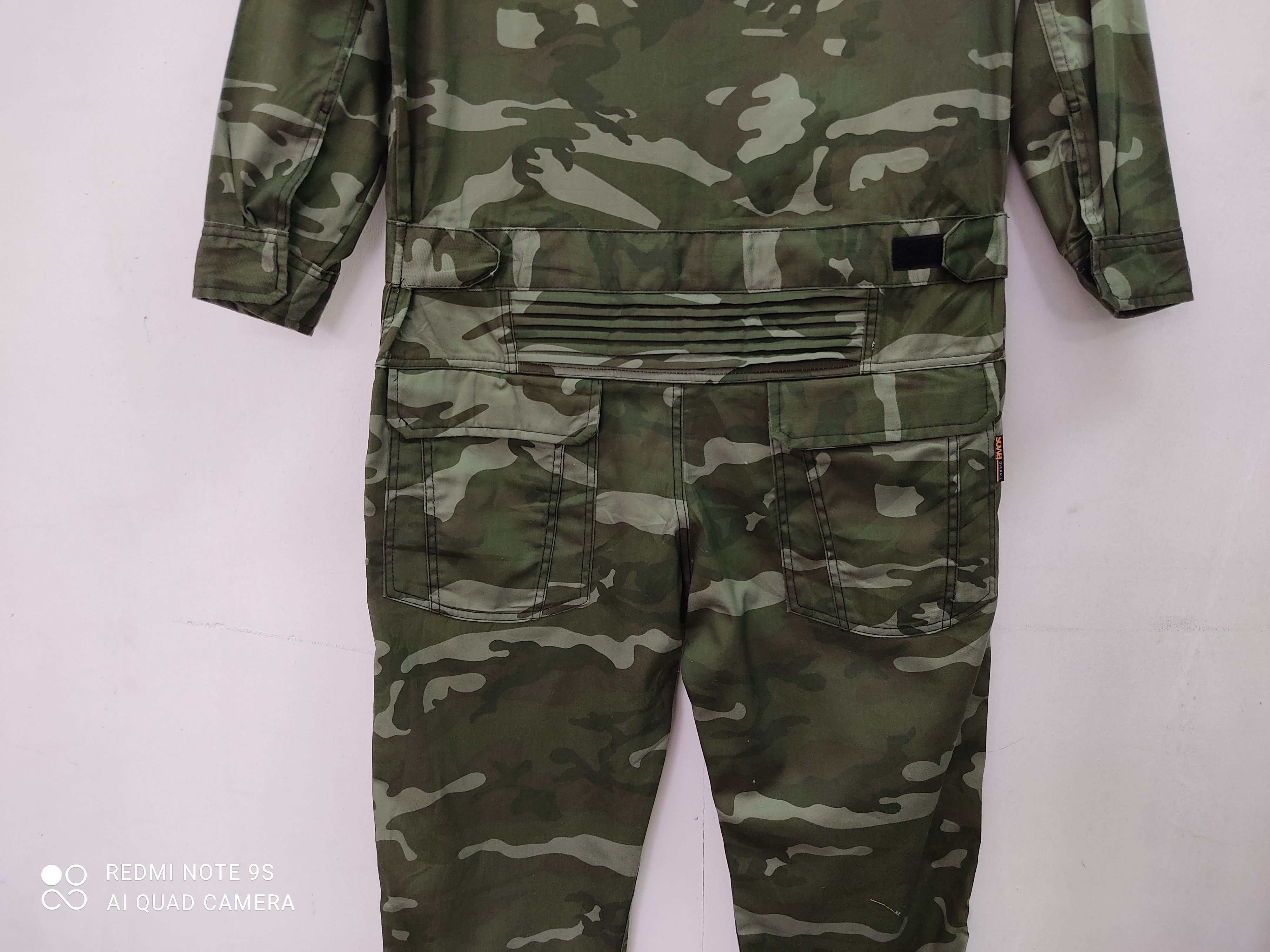 Japanese Brand Worker Camo Army Sowa Coverall Size US 38 / EU 54 - 12 Thumbnail