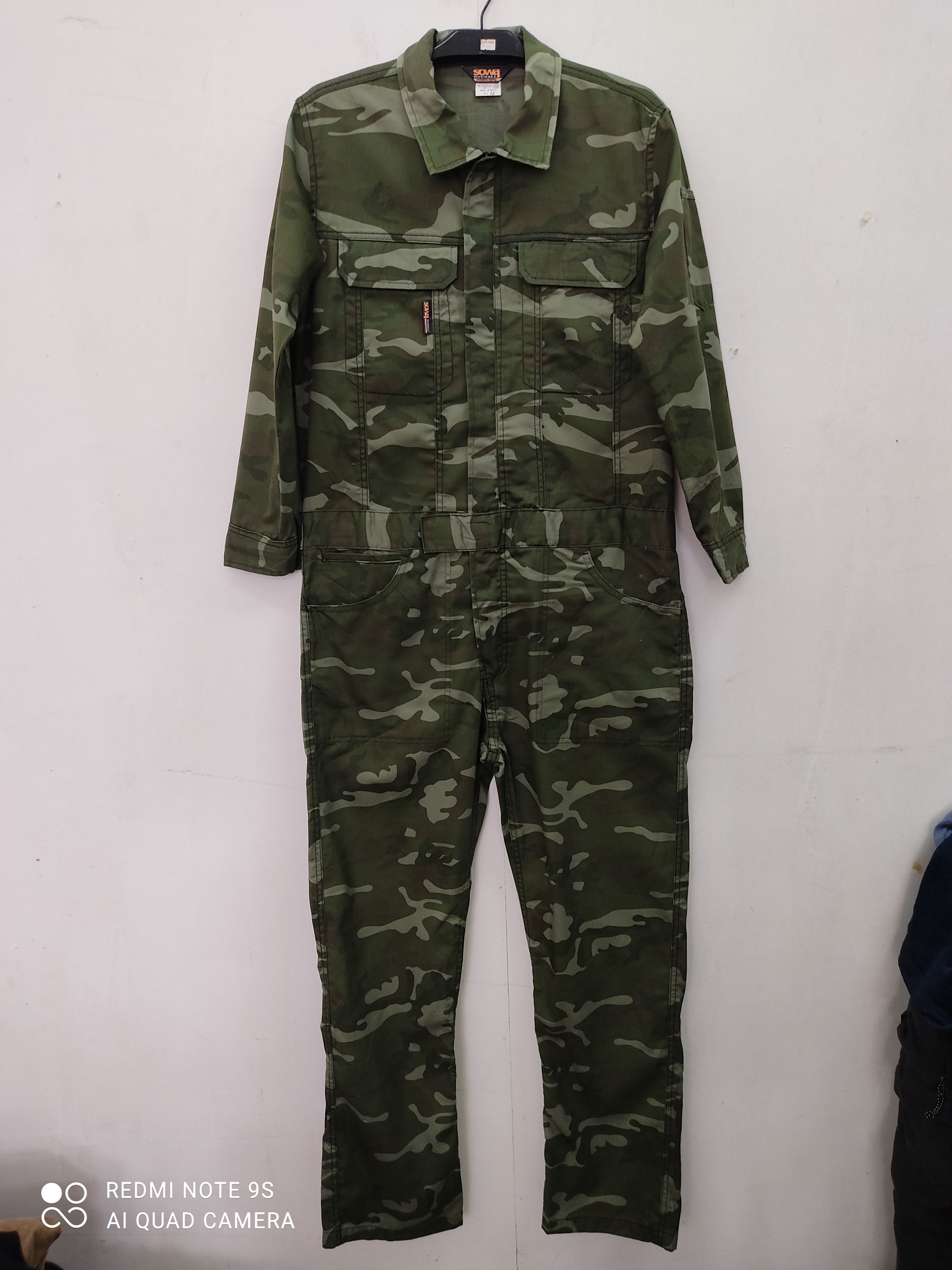Japanese Brand Worker Camo Army Sowa Coverall Size US 38 / EU 54 - 1 Thumbnail