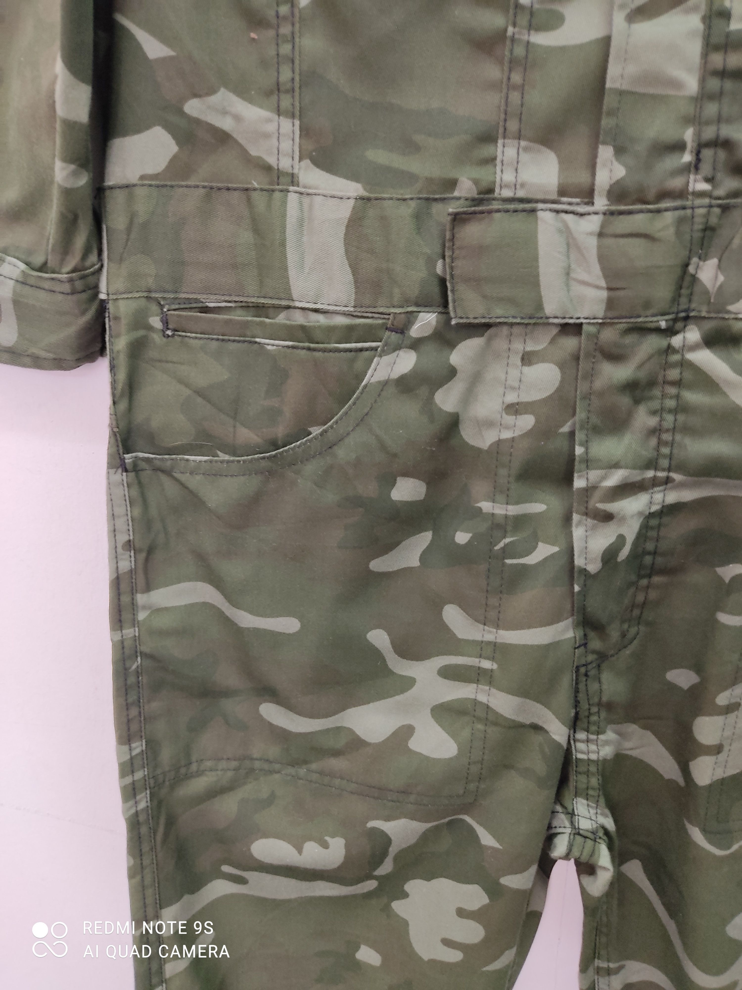 Japanese Brand Worker Camo Army Sowa Coverall Size US 38 / EU 54 - 8 Thumbnail