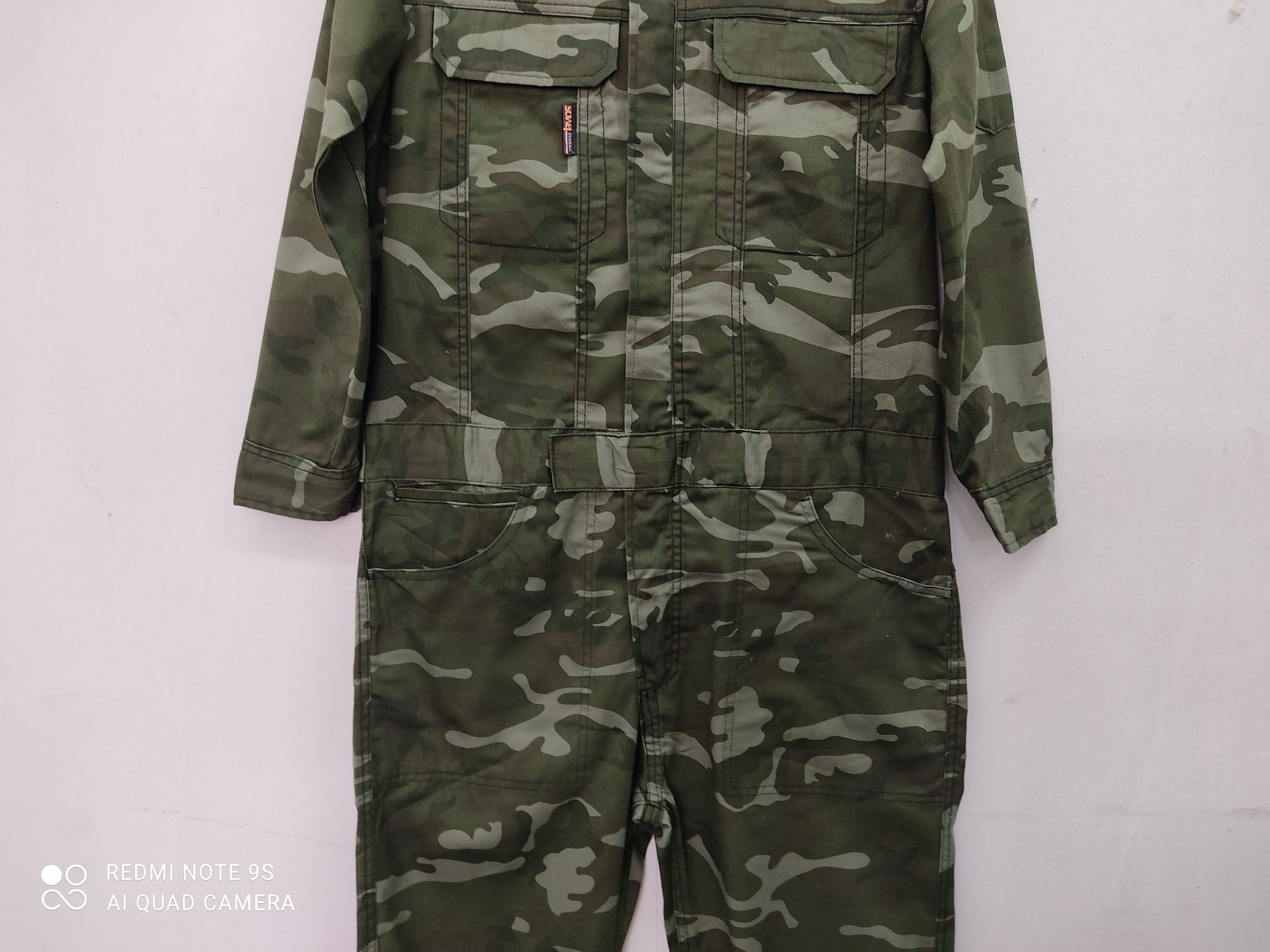 Japanese Brand Worker Camo Army Sowa Coverall Size US 38 / EU 54 - 3 Thumbnail