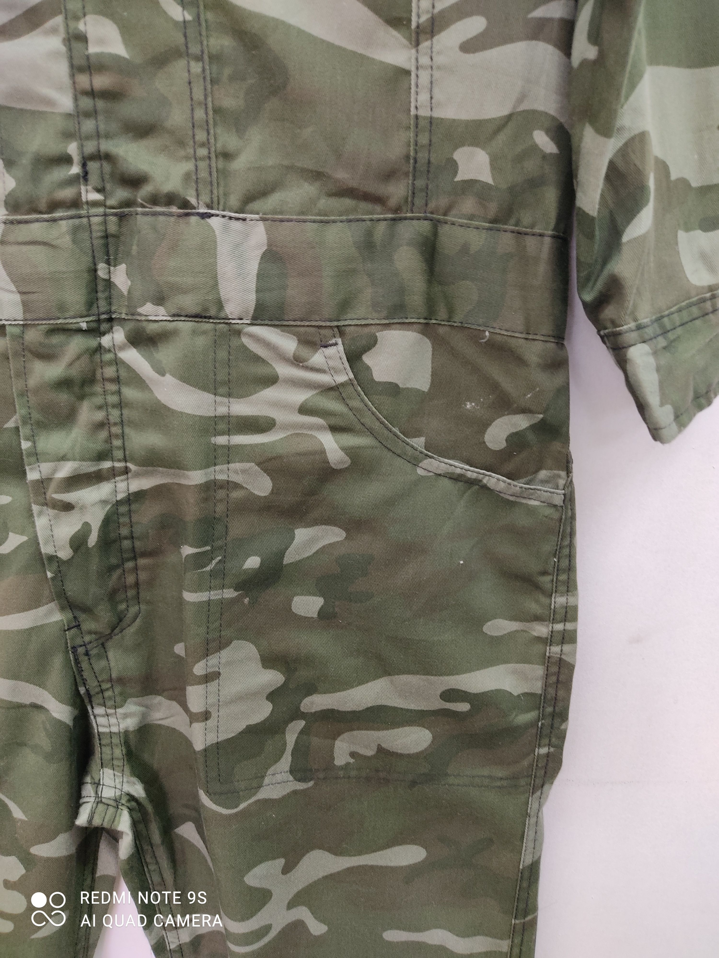 Japanese Brand Worker Camo Army Sowa Coverall Size US 38 / EU 54 - 9 Thumbnail
