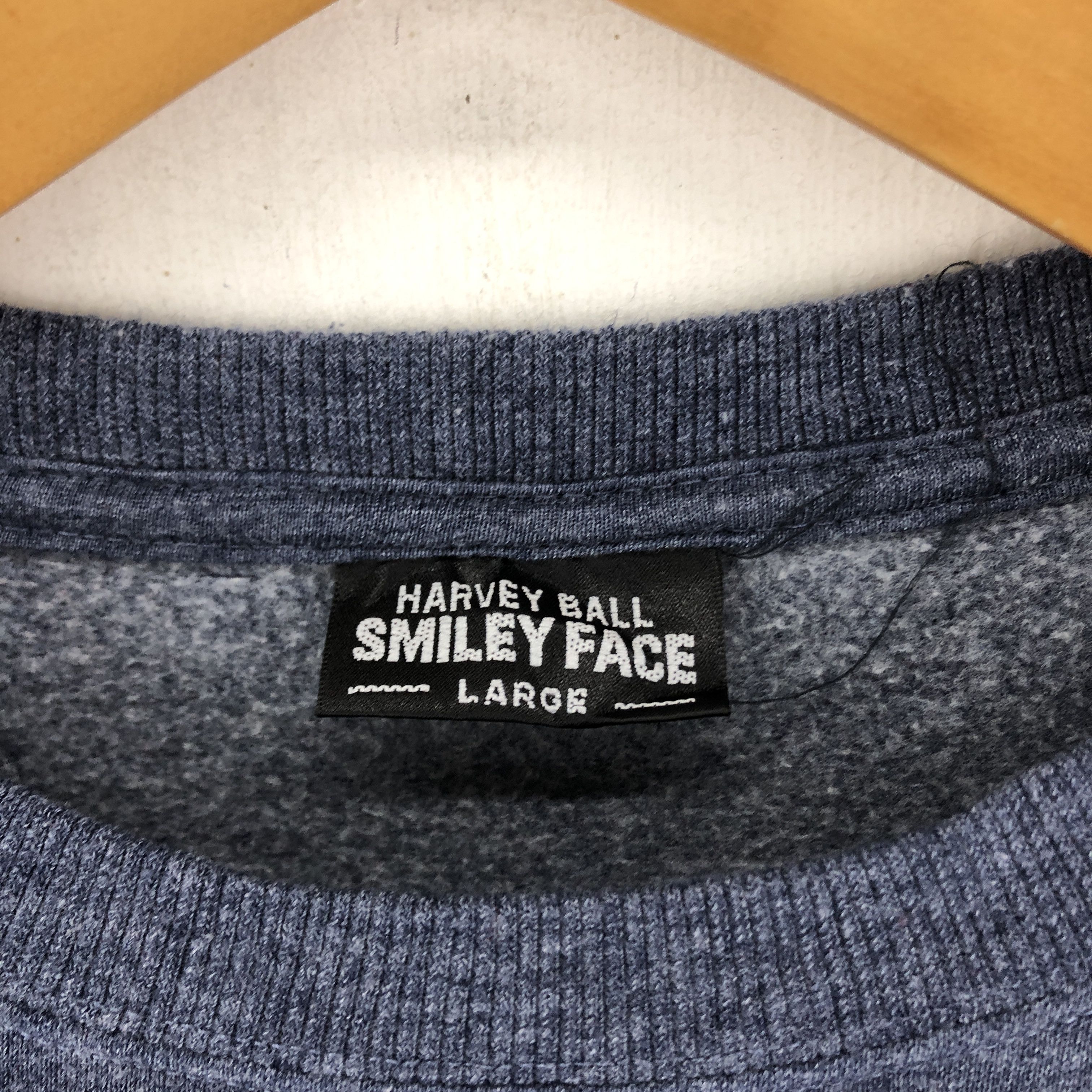 Japanese Brand HARVEY BALL SMILEY FACE Crew Neck Sweatshirt #1992-44 Size US M / EU 48-50 / 2 - 4 Thumbnail