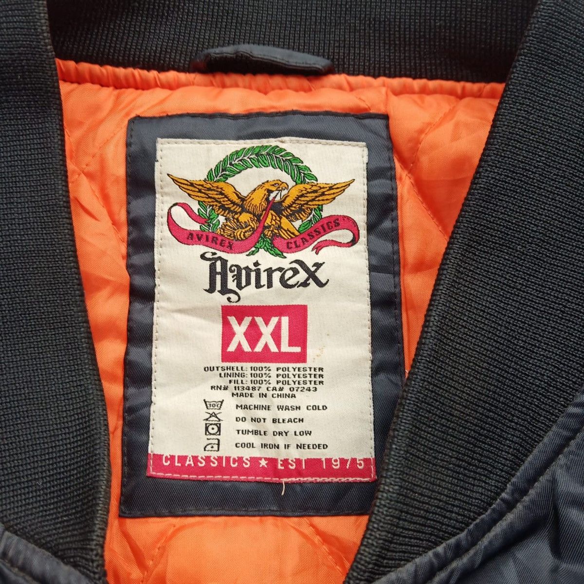 Avirex Avirex Dragon Embroidery Bomber Jacket Size US XXL / EU 58 / 5 - 4 Thumbnail