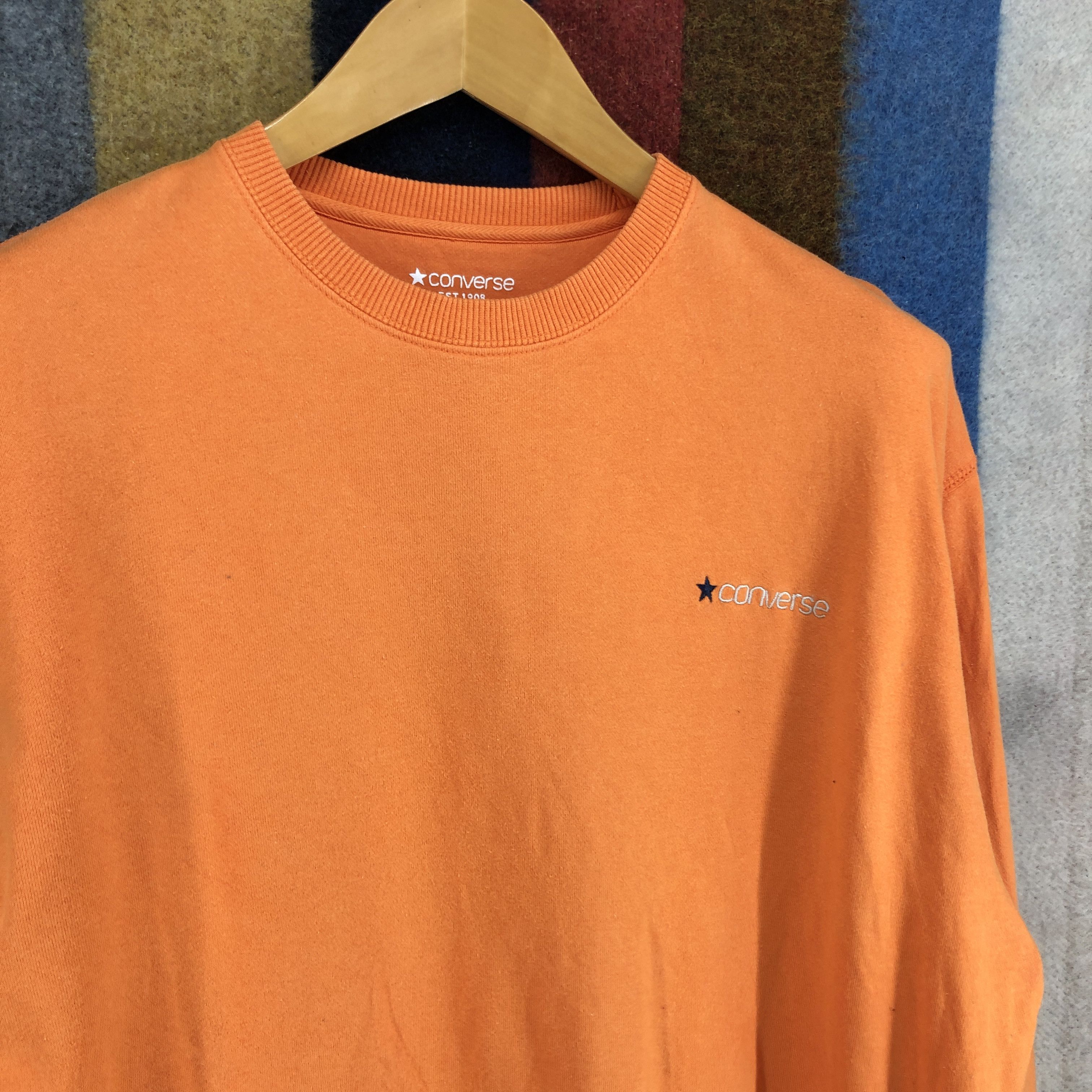 Converse CONVERSE Crew Neck Sweatshirt #0392/P Size US L / EU 52-54 / 3 - 2 Thumbnail