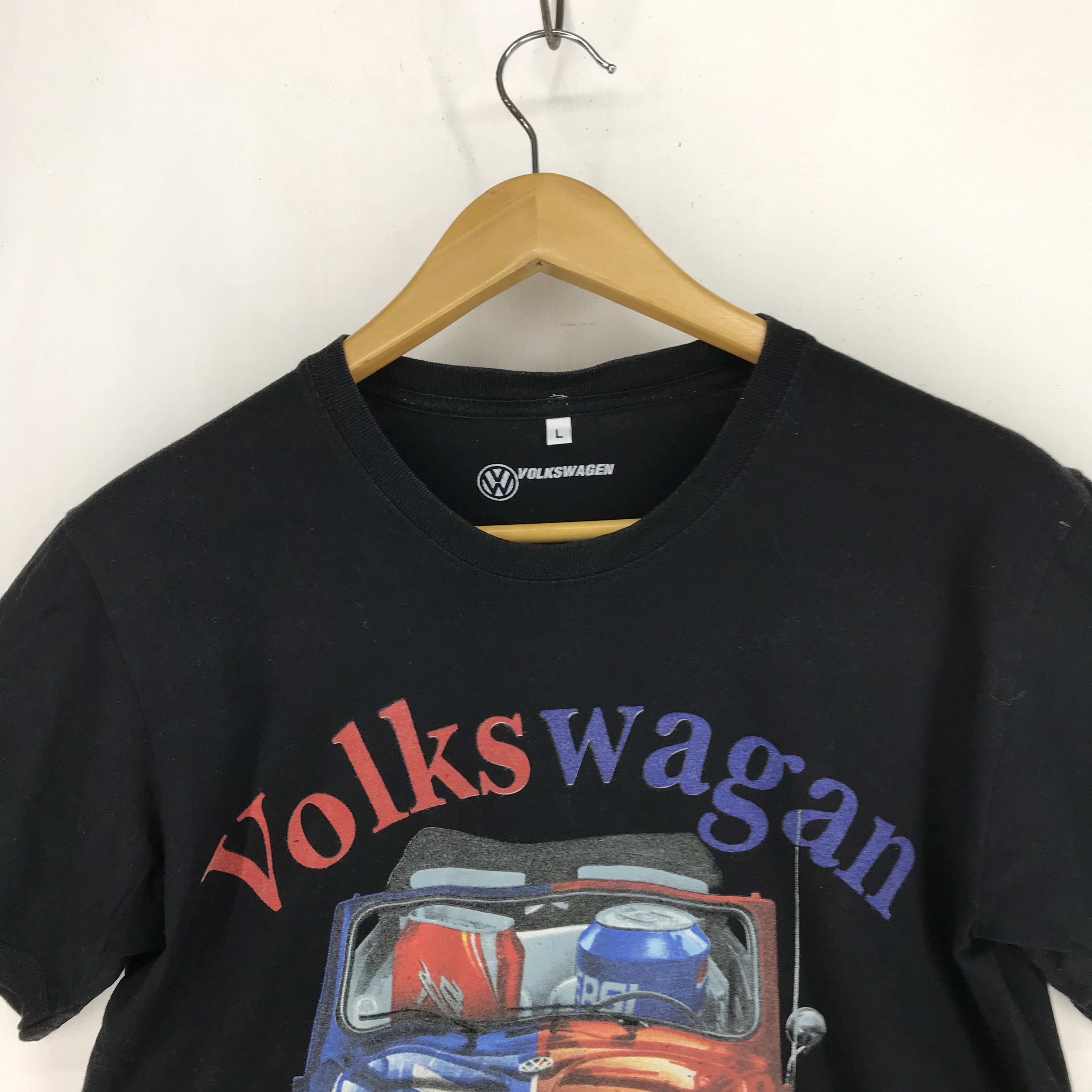 Coca Cola VOLKSWAGAN x PEPSI COLA Crew Neck T Shirt #2346-81 Size US S / EU 44-46 / 1 - 2 Thumbnail