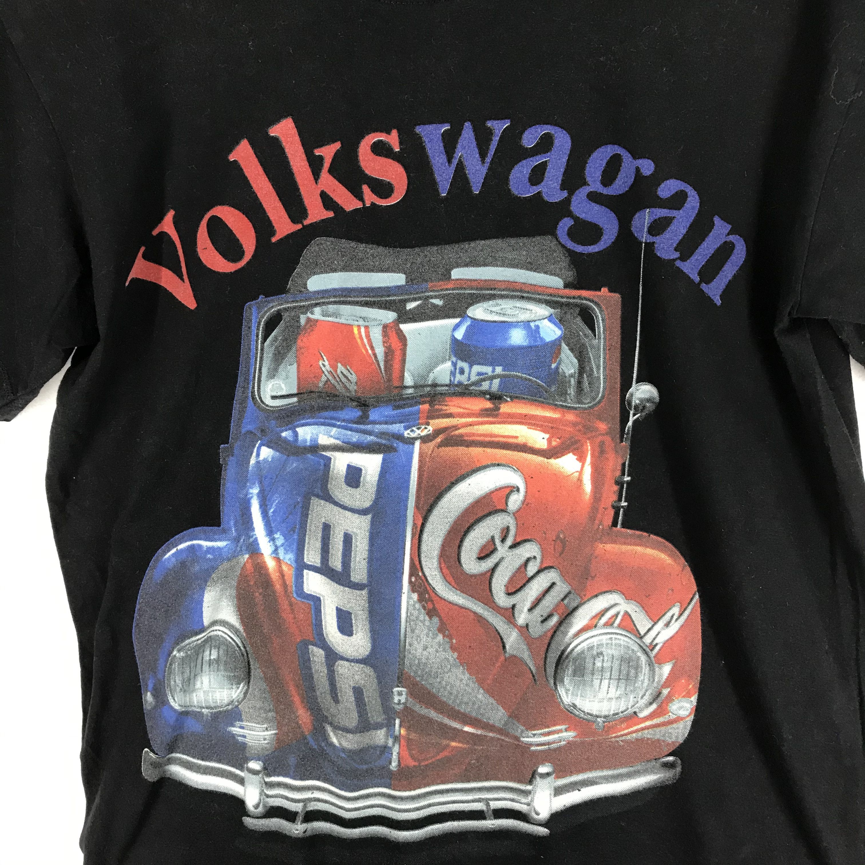 Coca Cola VOLKSWAGAN x PEPSI COLA Crew Neck T Shirt #2346-81 Size US S / EU 44-46 / 1 - 3 Thumbnail