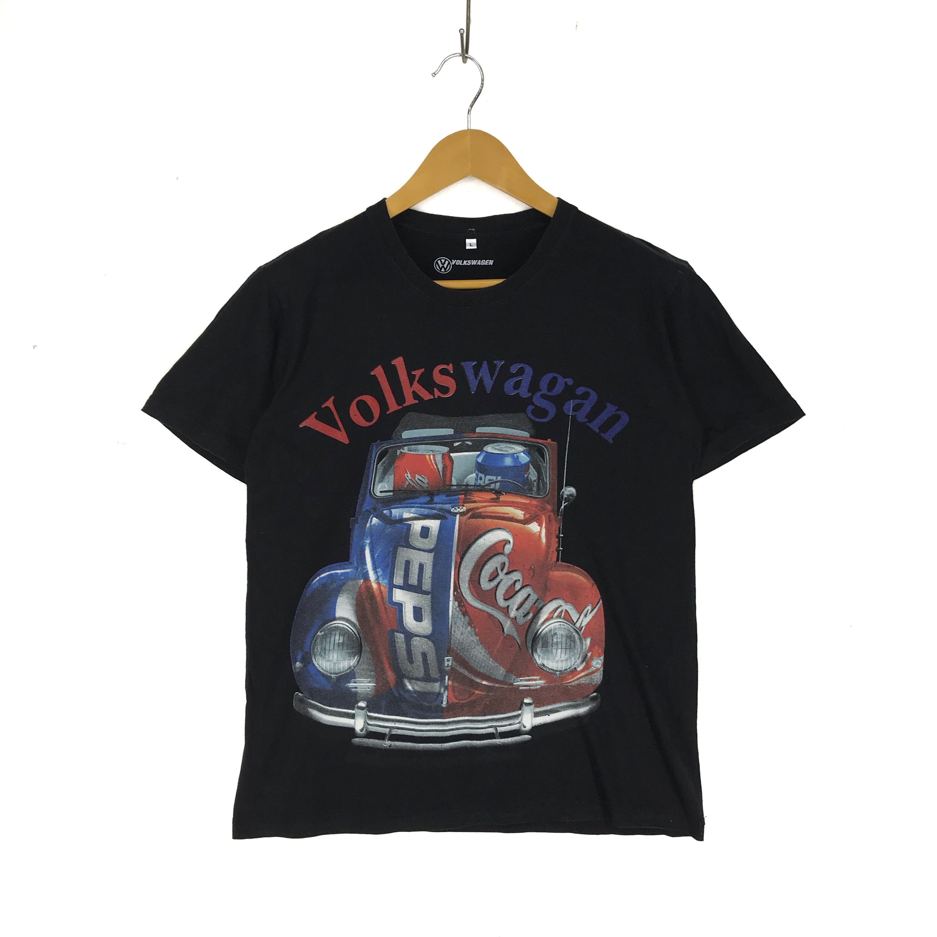 Coca Cola VOLKSWAGAN x PEPSI COLA Crew Neck T Shirt #2346-81 Size US S / EU 44-46 / 1 - 1 Thumbnail