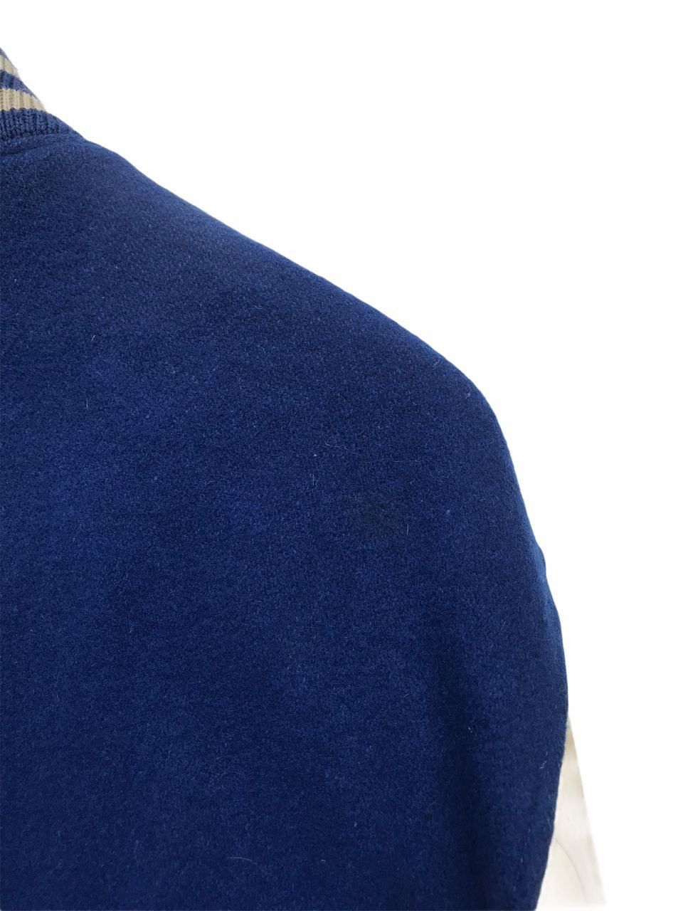 Vintage Vintage Pier Blanca Varsity Mix Wool Streetwear Jacket Size US L / EU 52-54 / 3 - 7 Thumbnail