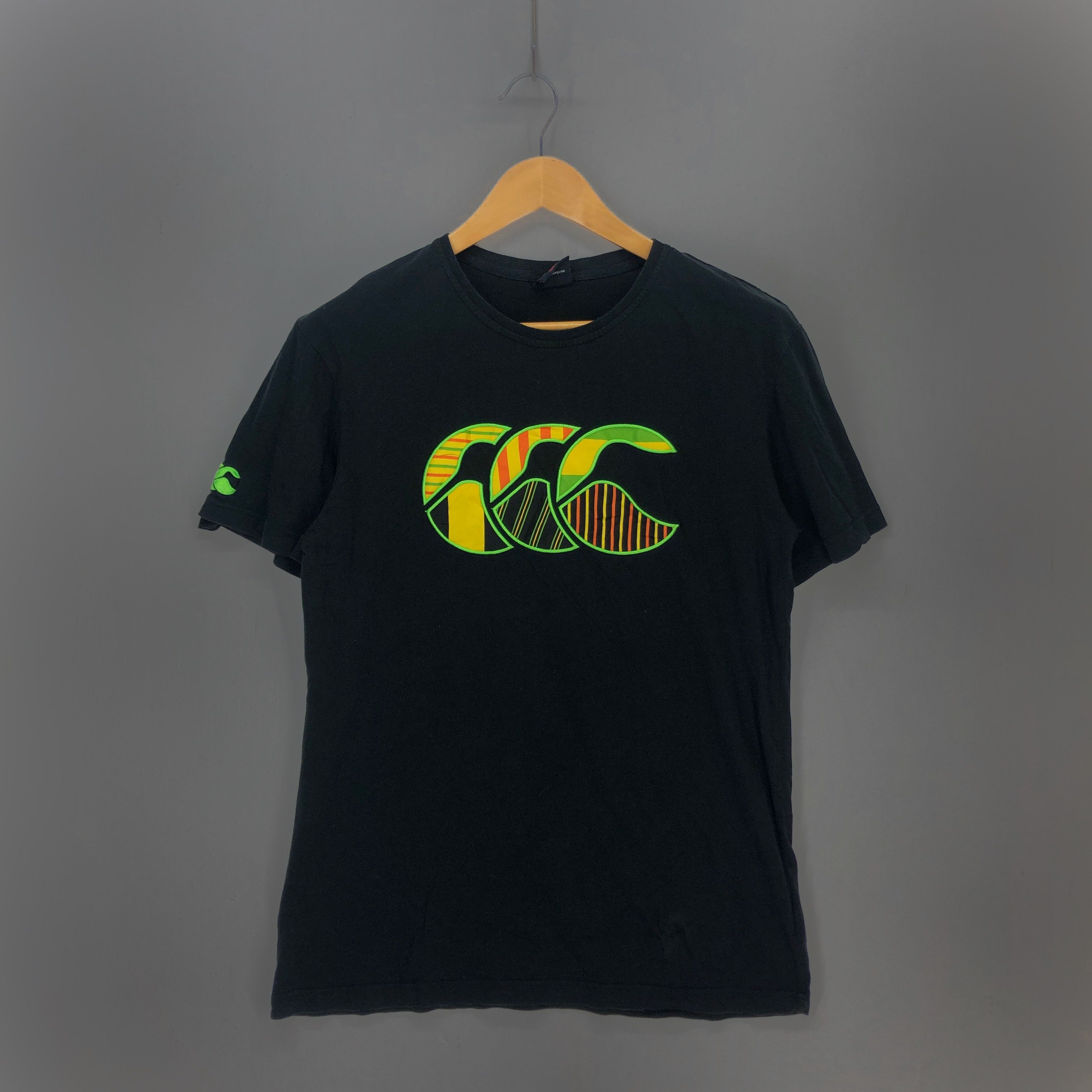 Canterbury of New Zealand CANTERBURY Glow In The Dark Crew Neck T Shirt #1184-42 Size US M / EU 48-50 / 2 - 2 Thumbnail