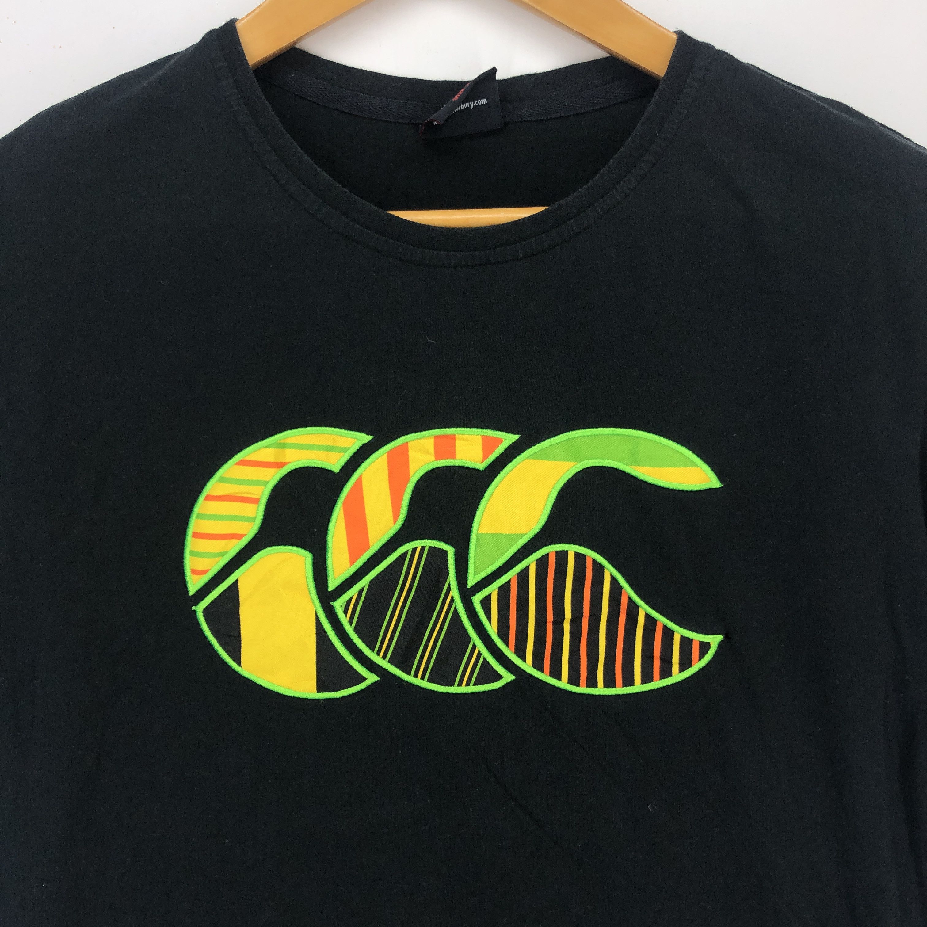 Canterbury of New Zealand CANTERBURY Glow In The Dark Crew Neck T Shirt #1184-42 Size US M / EU 48-50 / 2 - 3 Thumbnail
