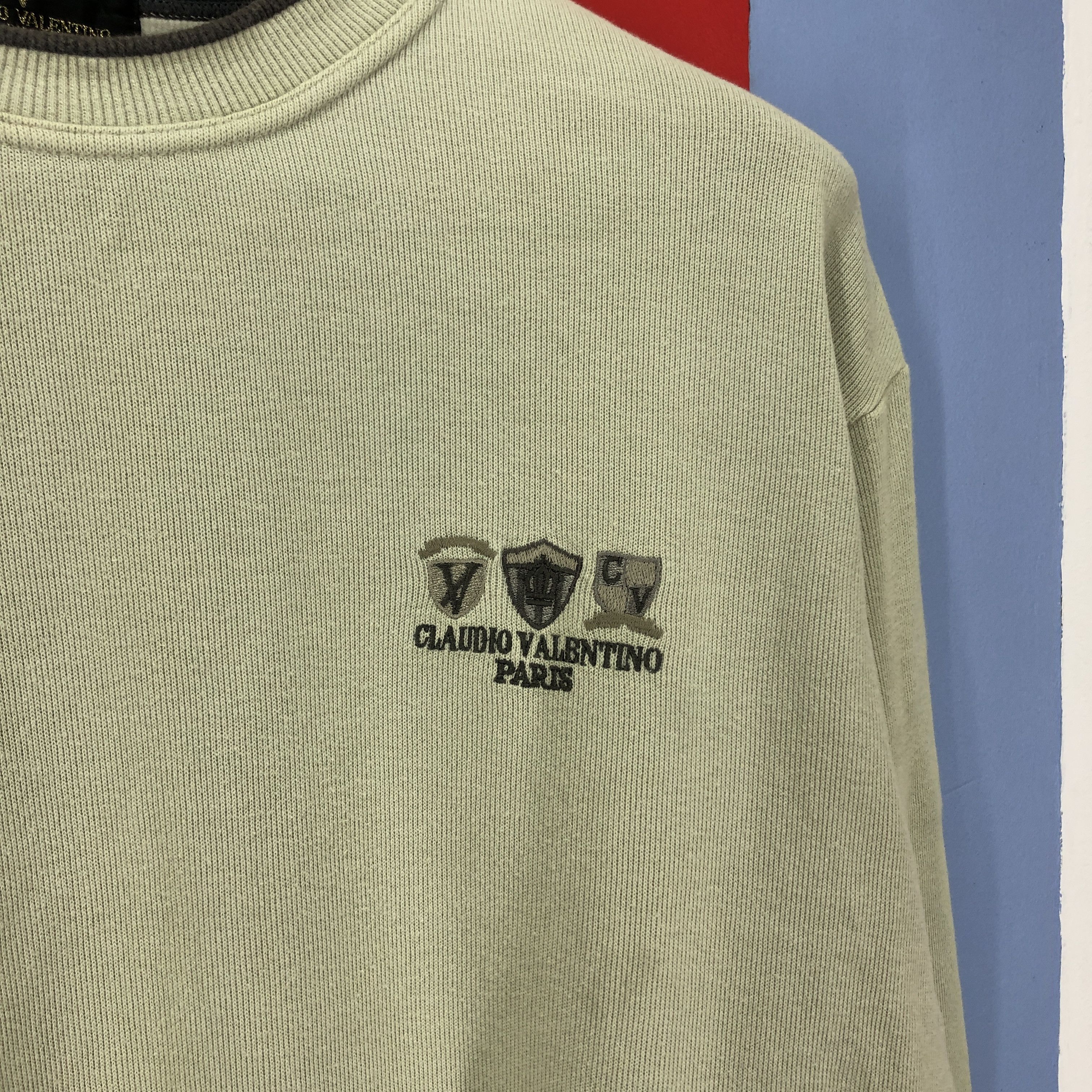 Other CLAUDIO VALENTINO PARIS Crew Neck Sweatshirt #1035/T Size US M / EU 48-50 / 2 - 2 Thumbnail