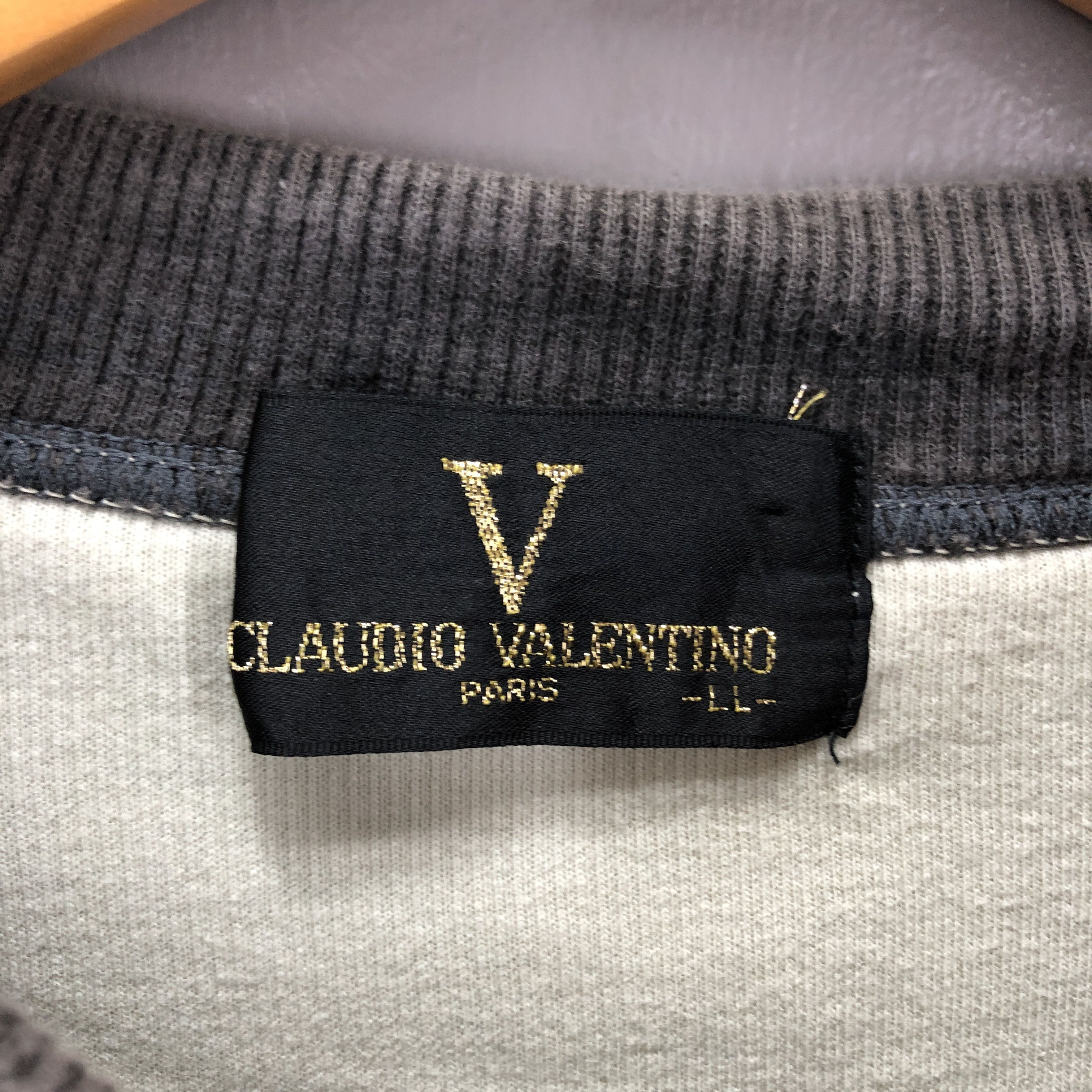 Other CLAUDIO VALENTINO PARIS Crew Neck Sweatshirt #1035/T Size US M / EU 48-50 / 2 - 6 Thumbnail