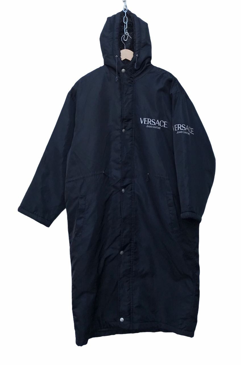 Versace Vintage Versace Jeans Couture Long Jacket Hoodie Size US XL / EU 56 / 4 - 1 Thumbnail