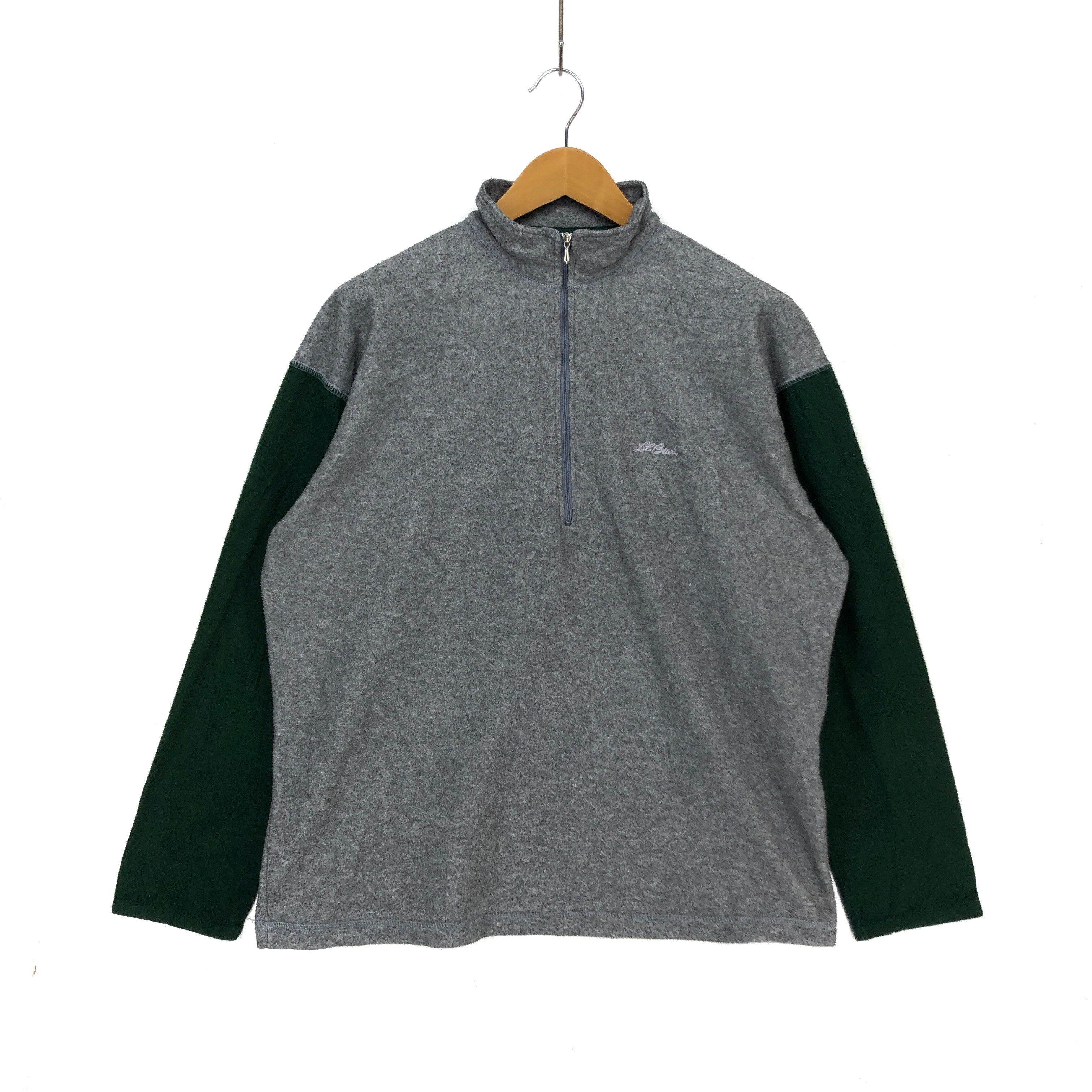 L.L. Bean 90s Vintage L.L BEAN Turtle Neck Fleece #1646-61 Size US L / EU 52-54 / 3 - 1 Thumbnail