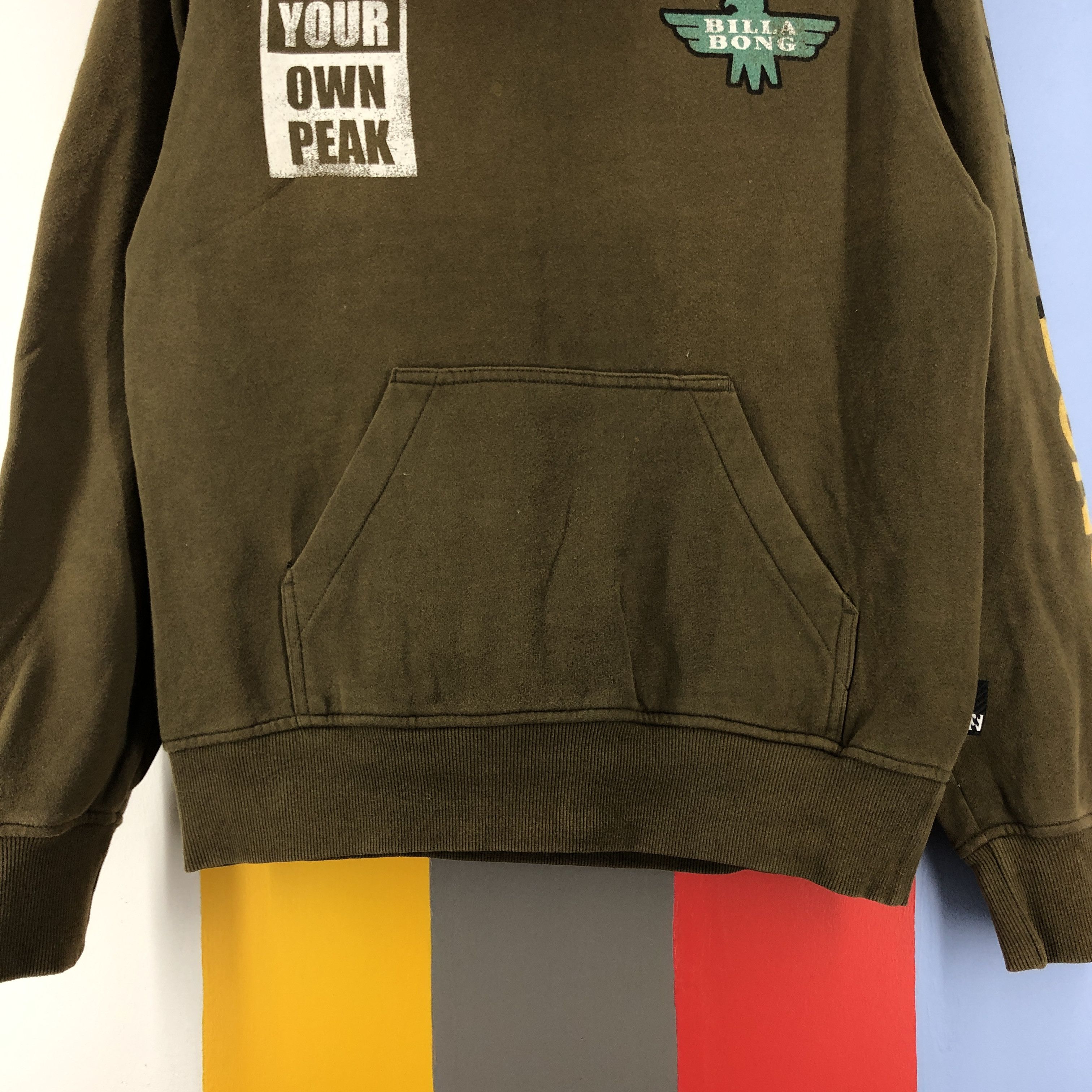 Billabong BILLABONG Hoodie Pullover Rare Design #0846/AE Size US M / EU 48-50 / 2 - 7 Thumbnail