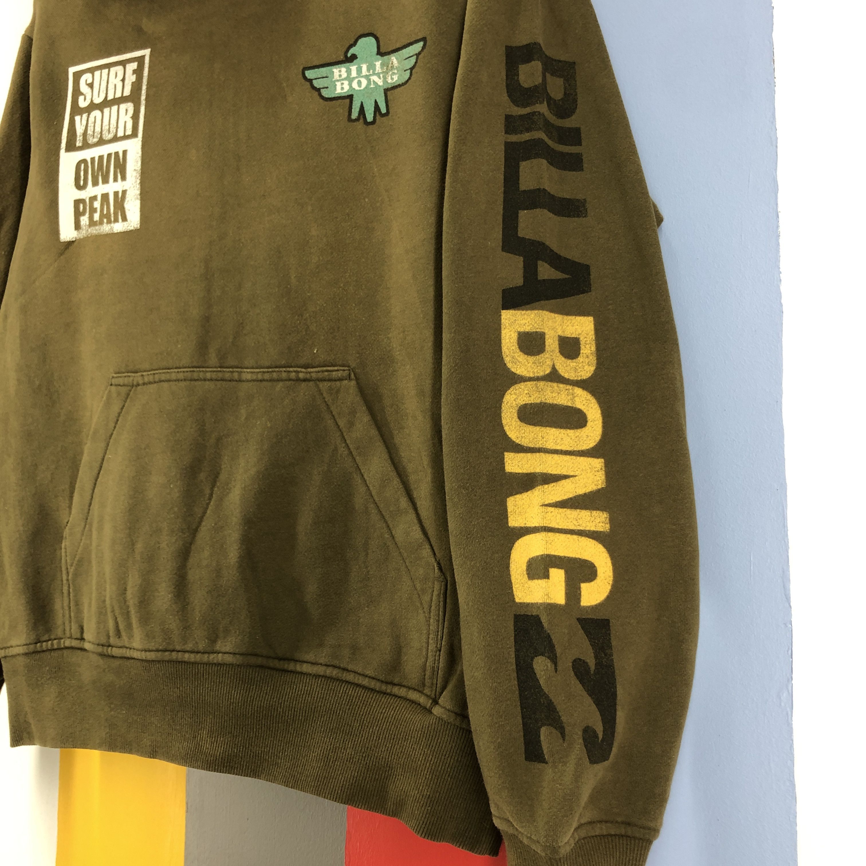 Billabong BILLABONG Hoodie Pullover Rare Design #0846/AE Size US M / EU 48-50 / 2 - 6 Thumbnail