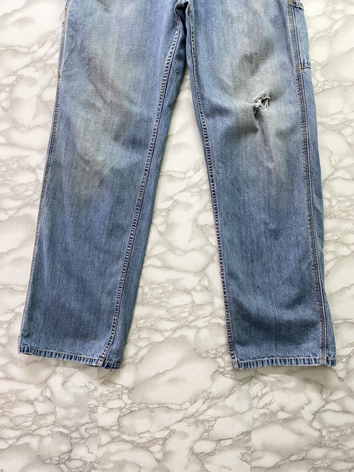 Levi's × Vintage Vintage LEVIS Carpenter Workwear Distressed Denim - L15 Size US 32 / EU 48 - 6 Thumbnail