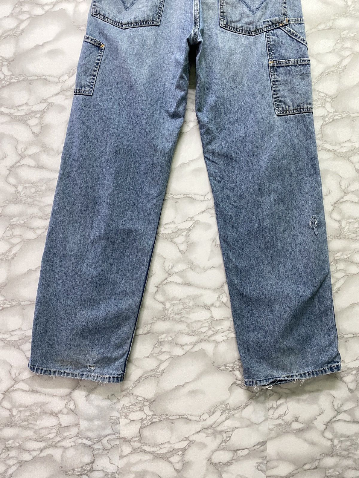 Levi's × Vintage Vintage LEVIS Carpenter Workwear Distressed Denim - L15 Size US 32 / EU 48 - 12 Thumbnail