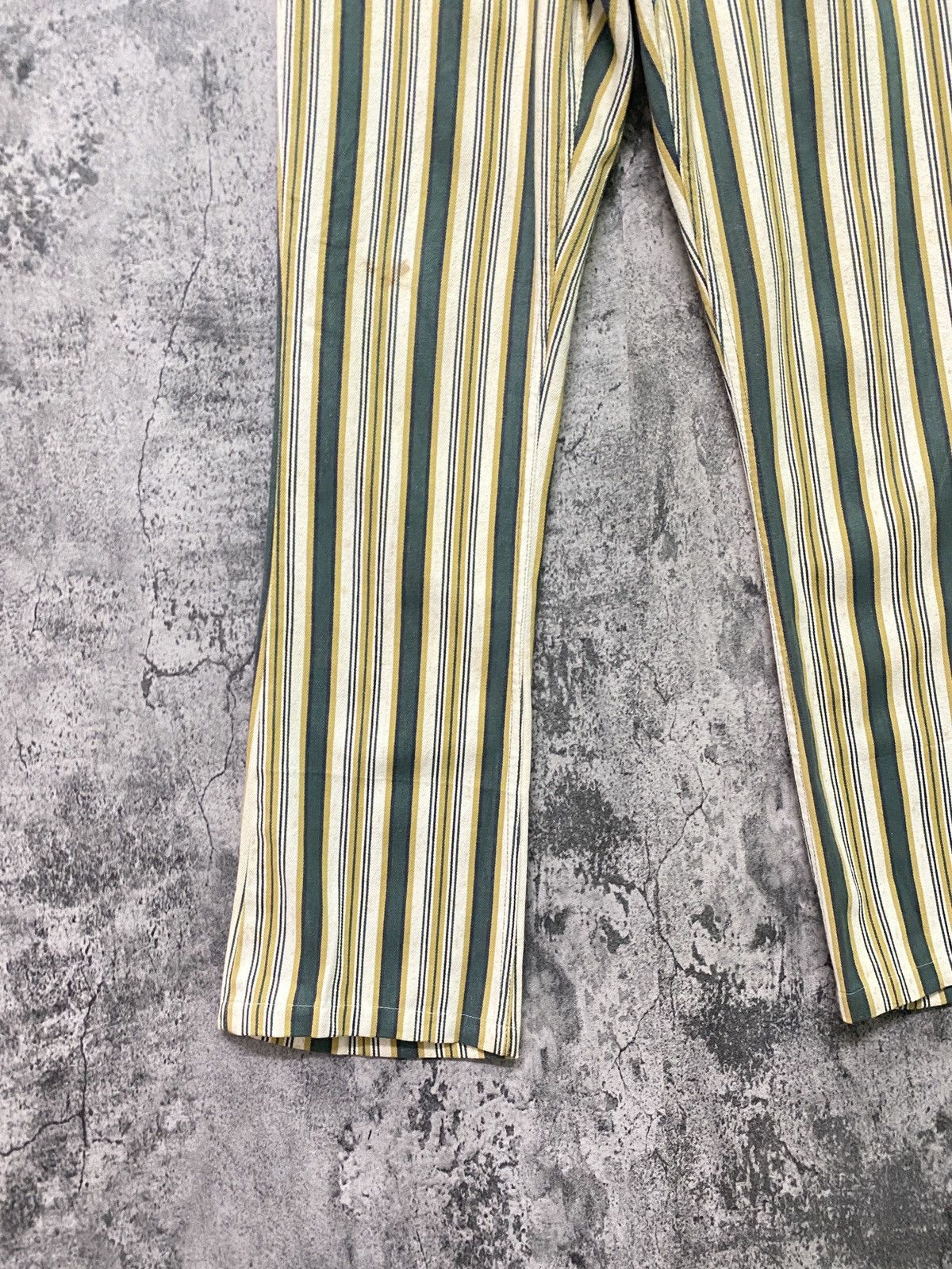 Levi's × Vintage 🔥 Levis Silvertab Striped Bootcut Flare Pants Size US 26 / EU 42 - 6 Thumbnail
