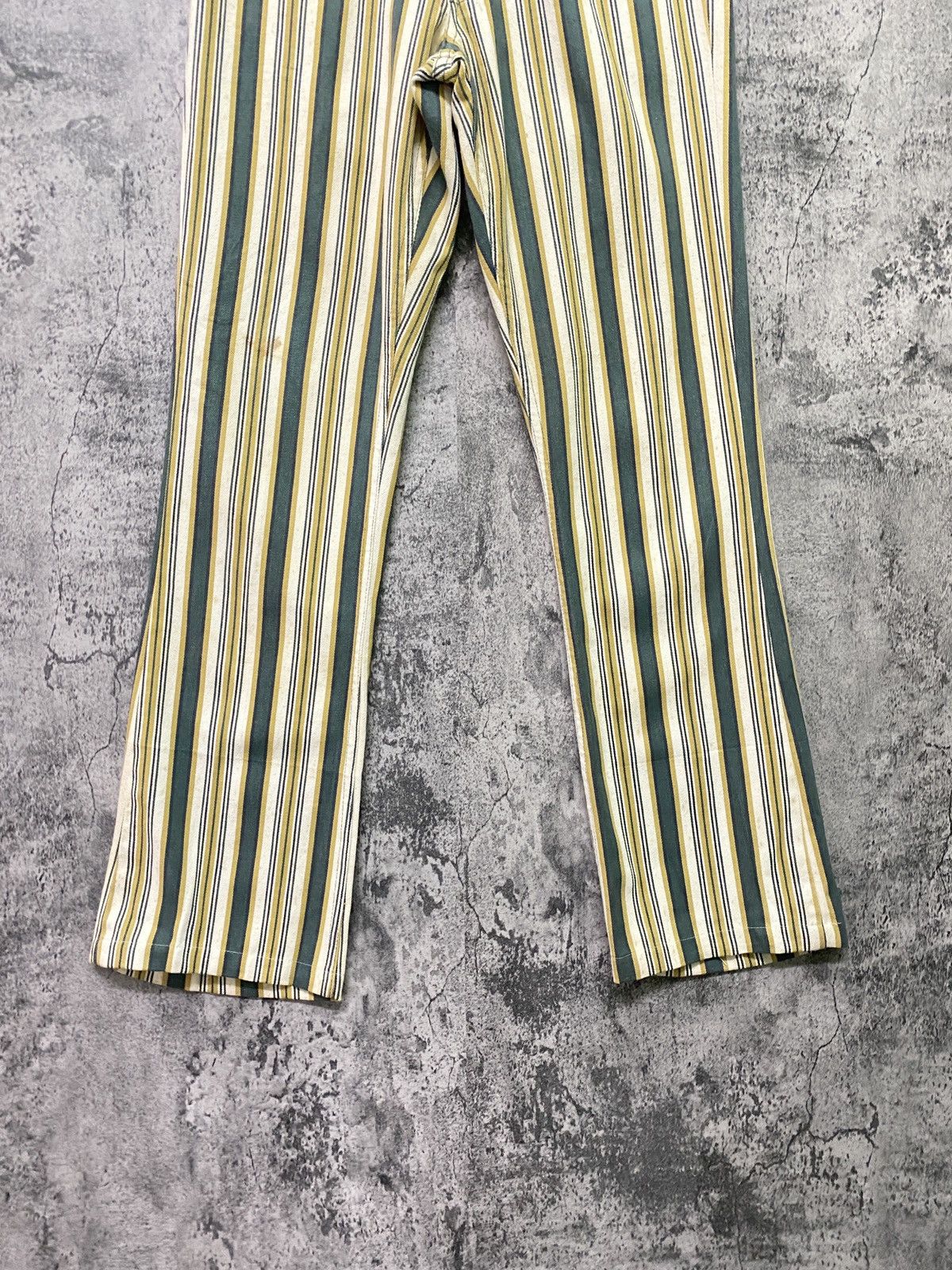 Levi's × Vintage 🔥 Levis Silvertab Striped Bootcut Flare Pants Size US 26 / EU 42 - 7 Thumbnail