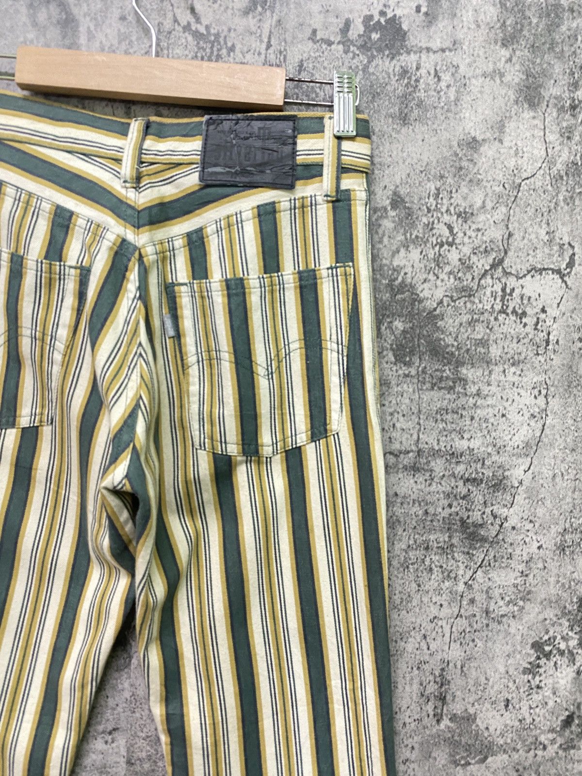 Levi's × Vintage 🔥 Levis Silvertab Striped Bootcut Flare Pants Size US 26 / EU 42 - 12 Thumbnail