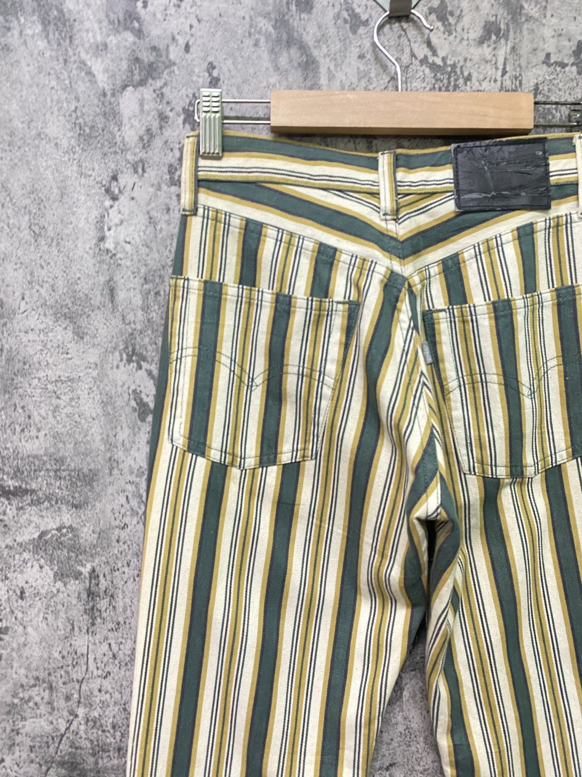 Levi's × Vintage 🔥 Levis Silvertab Striped Bootcut Flare Pants Size US 26 / EU 42 - 11 Thumbnail