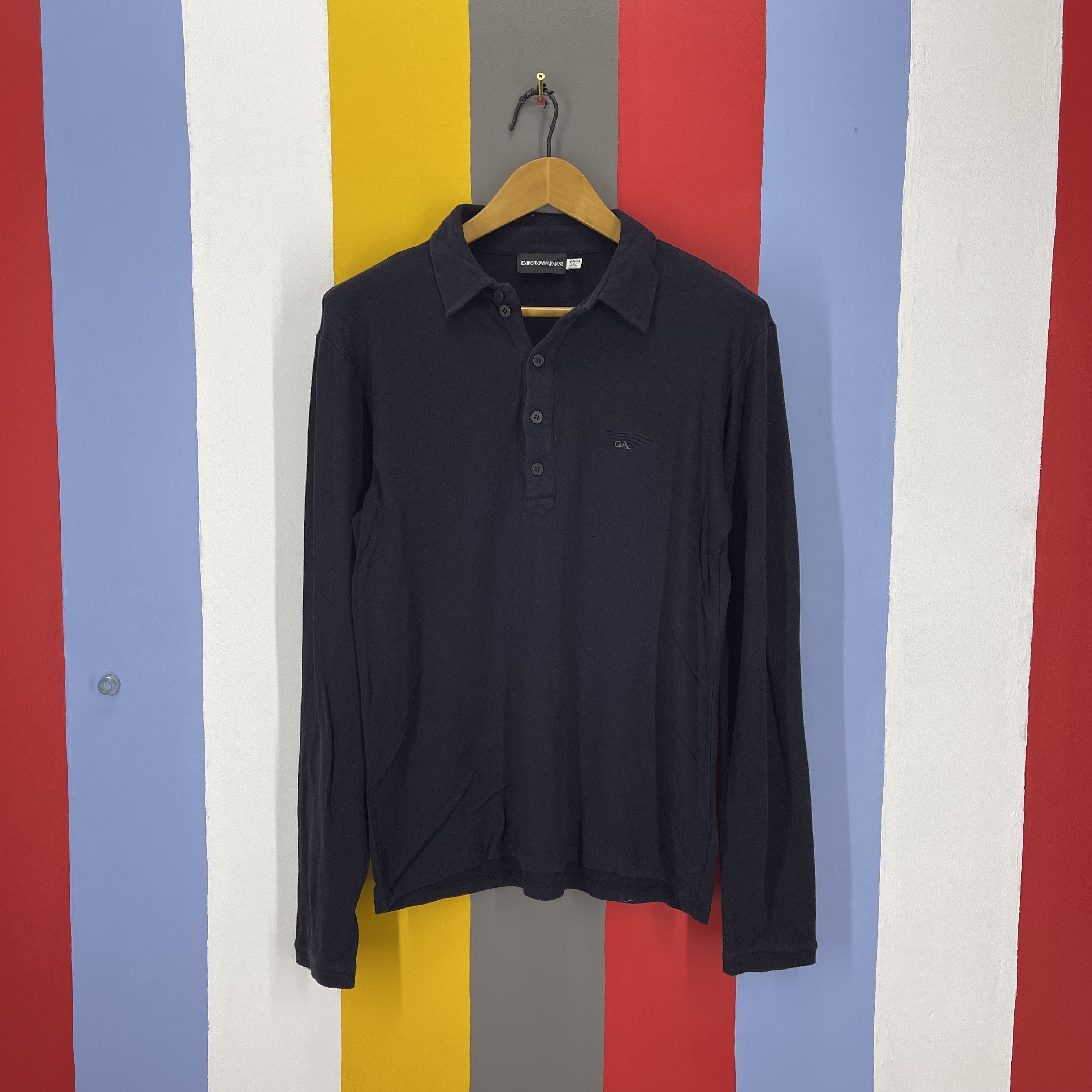 Emporio Armani EMPORIO ARMANI Long Sleeve T Shirt #1149/AO Size US S / EU 44-46 / 1 - 1 Thumbnail