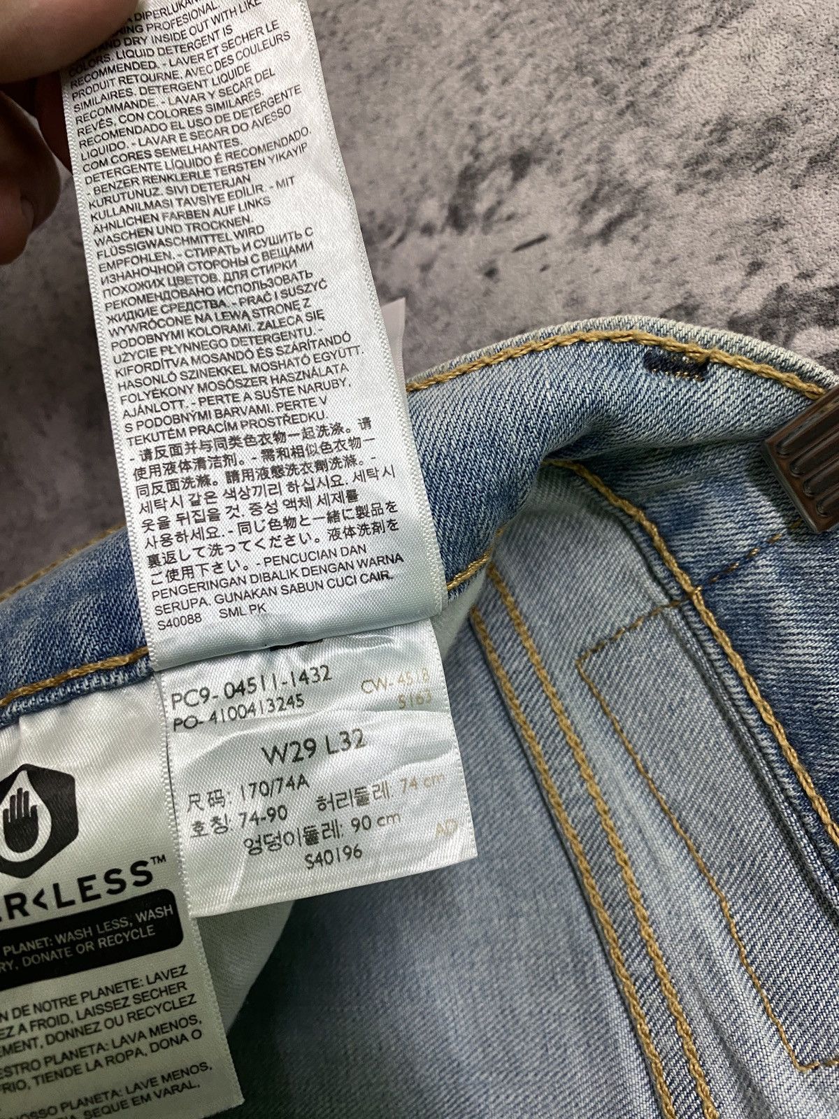 Levi's × Levi's Vintage Clothing × Vintage 🔥Levi's 511 Jeans Light Washed Denim Size US 28 / EU 44 - 14 Thumbnail