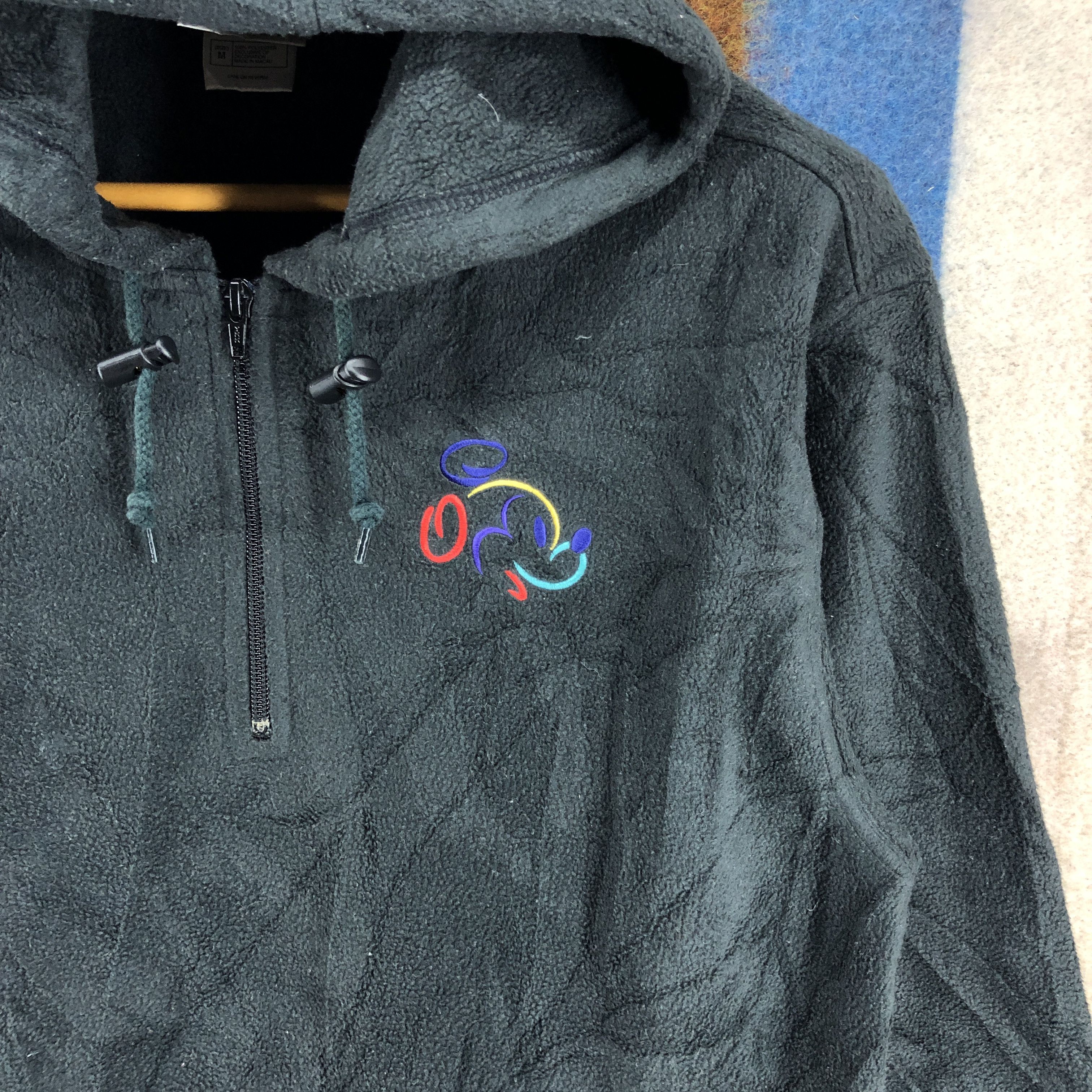 Disney 90s Vintage WALT DISNEY WORLD Mickey Mouse Fleece #053/C Size US M / EU 48-50 / 2 - 2 Thumbnail