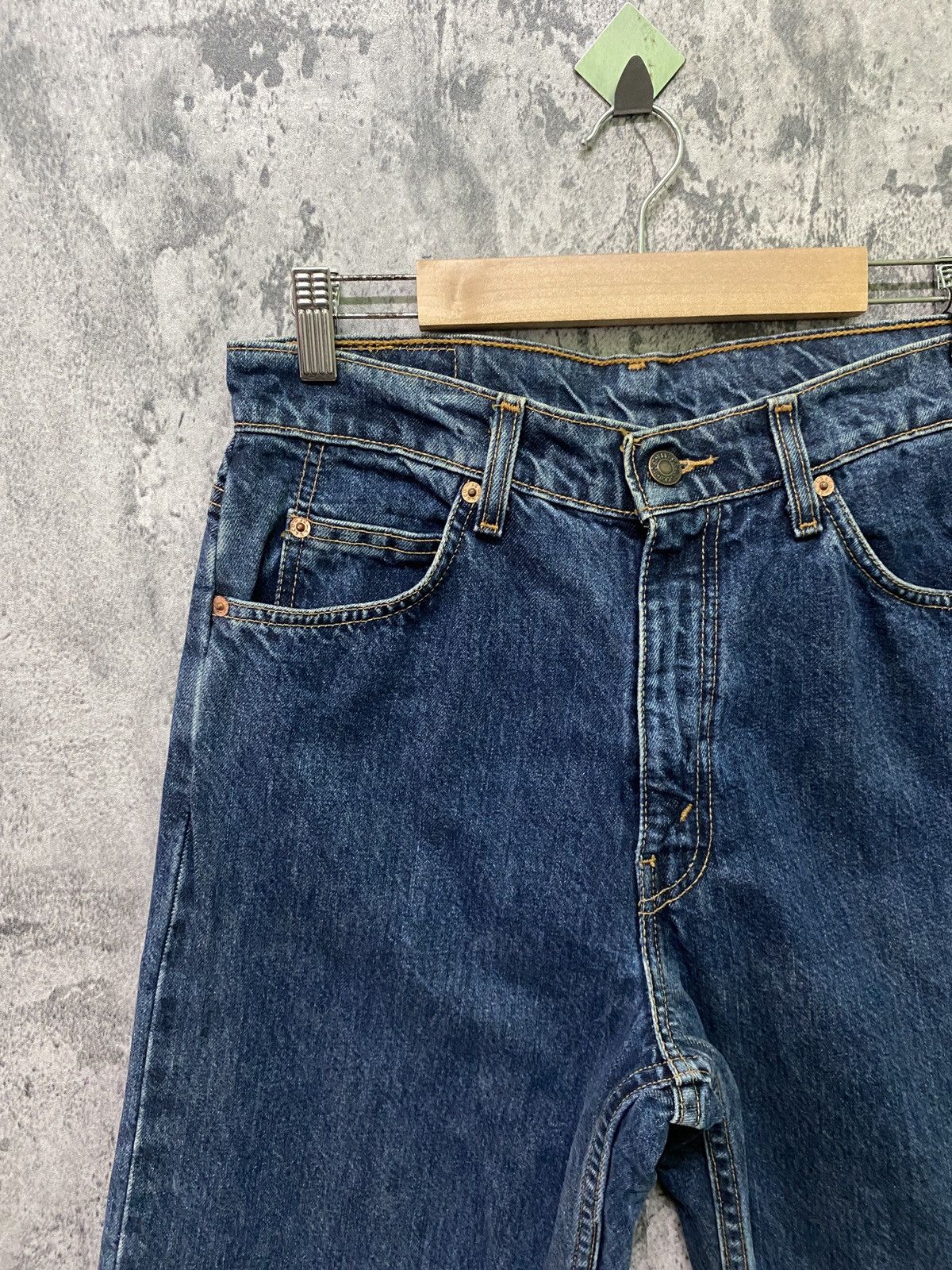 Levi's × Levi's Vintage Clothing × Vintage Vintage Levi's Orange Tab BLue Cropped Denim Jeans Size US 29 - 6 Thumbnail