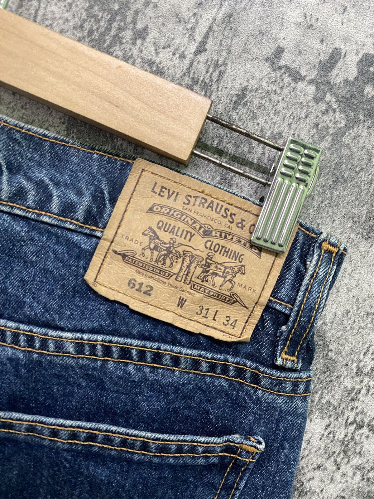 Levi's × Levi's Vintage Clothing × Vintage Vintage Levi's Orange Tab BLue Cropped Denim Jeans Size US 29 - 12 Thumbnail
