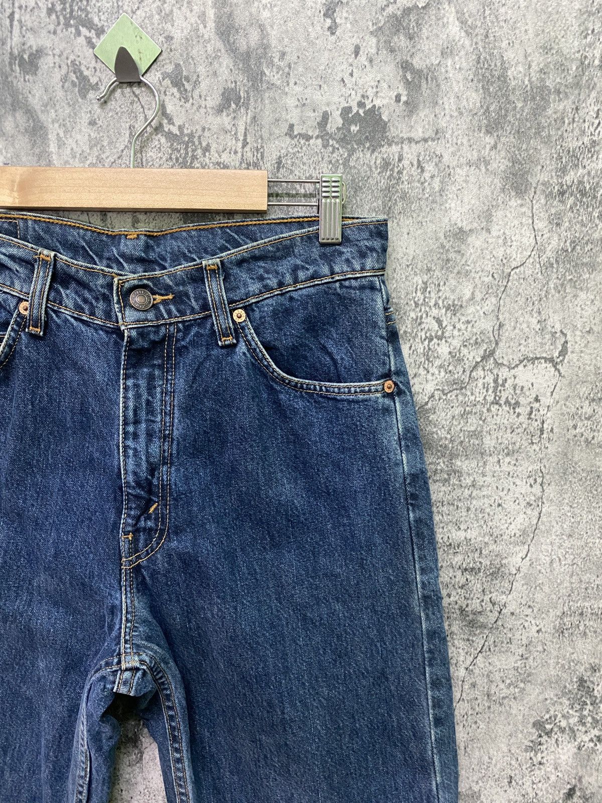 Levi's × Levi's Vintage Clothing × Vintage Vintage Levi's Orange Tab BLue Cropped Denim Jeans Size US 29 - 4 Thumbnail