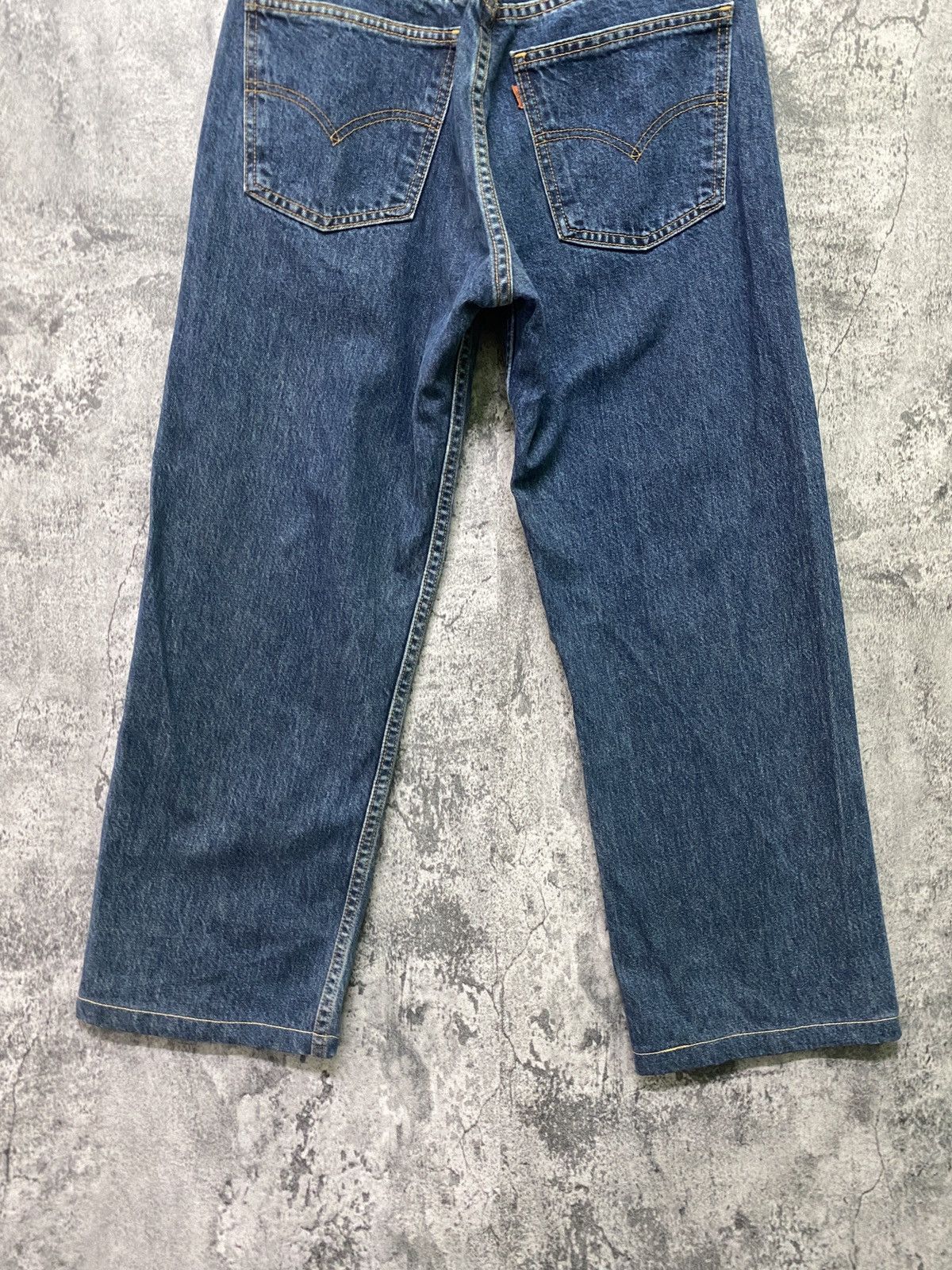 Levi's × Levi's Vintage Clothing × Vintage Vintage Levi's Orange Tab BLue Cropped Denim Jeans Size US 29 - 14 Thumbnail