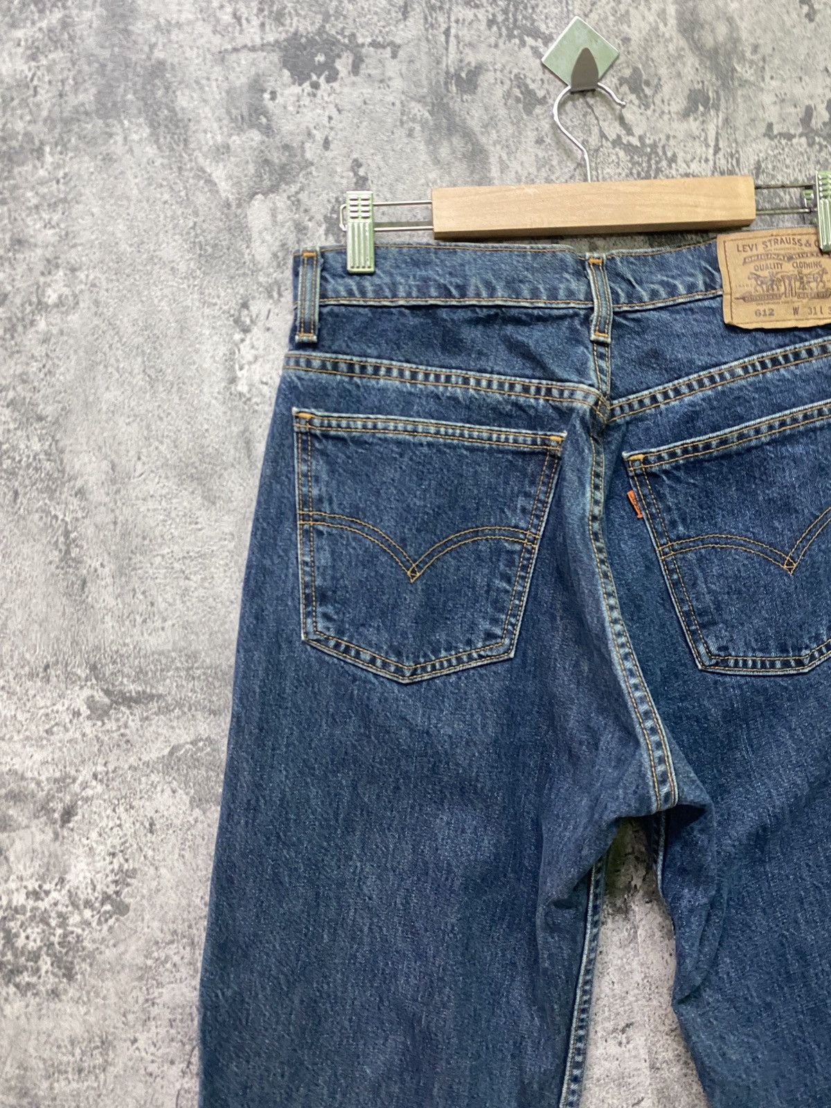 Levi's × Levi's Vintage Clothing × Vintage Vintage Levi's Orange Tab BLue Cropped Denim Jeans Size US 29 - 11 Thumbnail