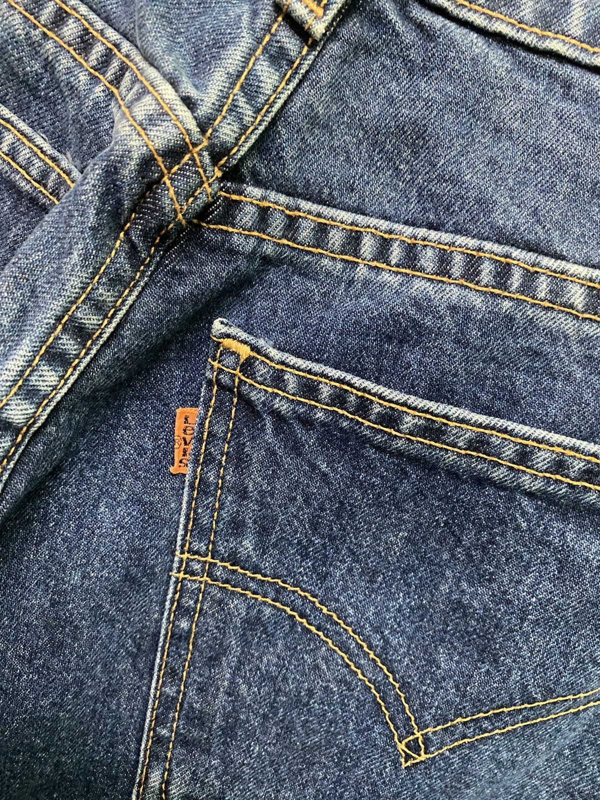 Levi's × Levi's Vintage Clothing × Vintage Vintage Levi's Orange Tab BLue Cropped Denim Jeans Size US 29 - 13 Thumbnail