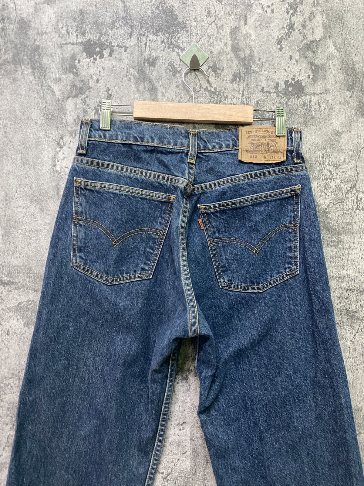 Levi's × Levi's Vintage Clothing × Vintage Vintage Levi's Orange Tab BLue Cropped Denim Jeans Size US 29 - 10 Thumbnail