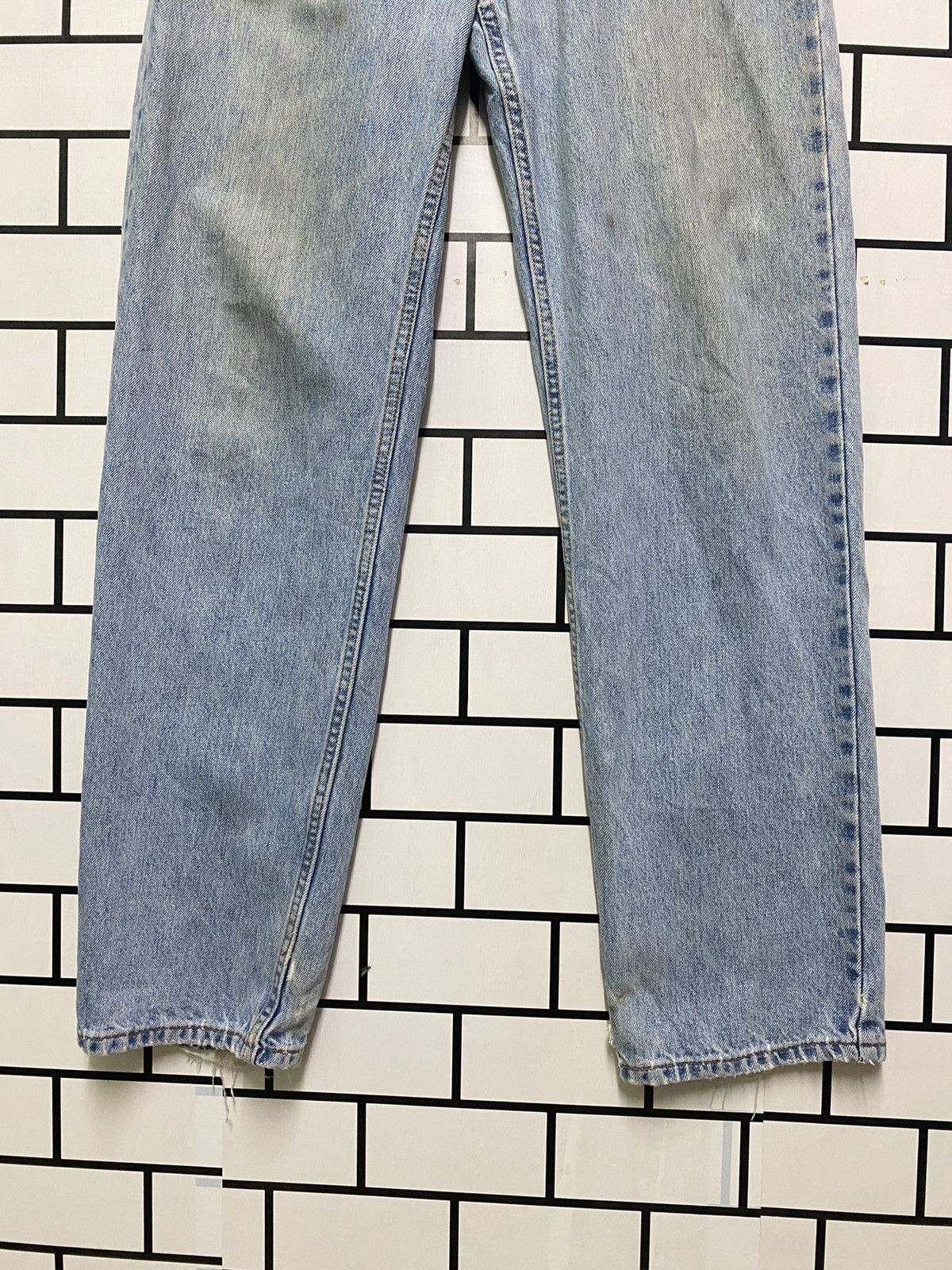 Levi's × Levi's Vintage Clothing × Vintage Vintage Levis 550 Light Wash Dirty Relaxed Fit Jeans-L24 Size US 34 / EU 50 - 5 Thumbnail