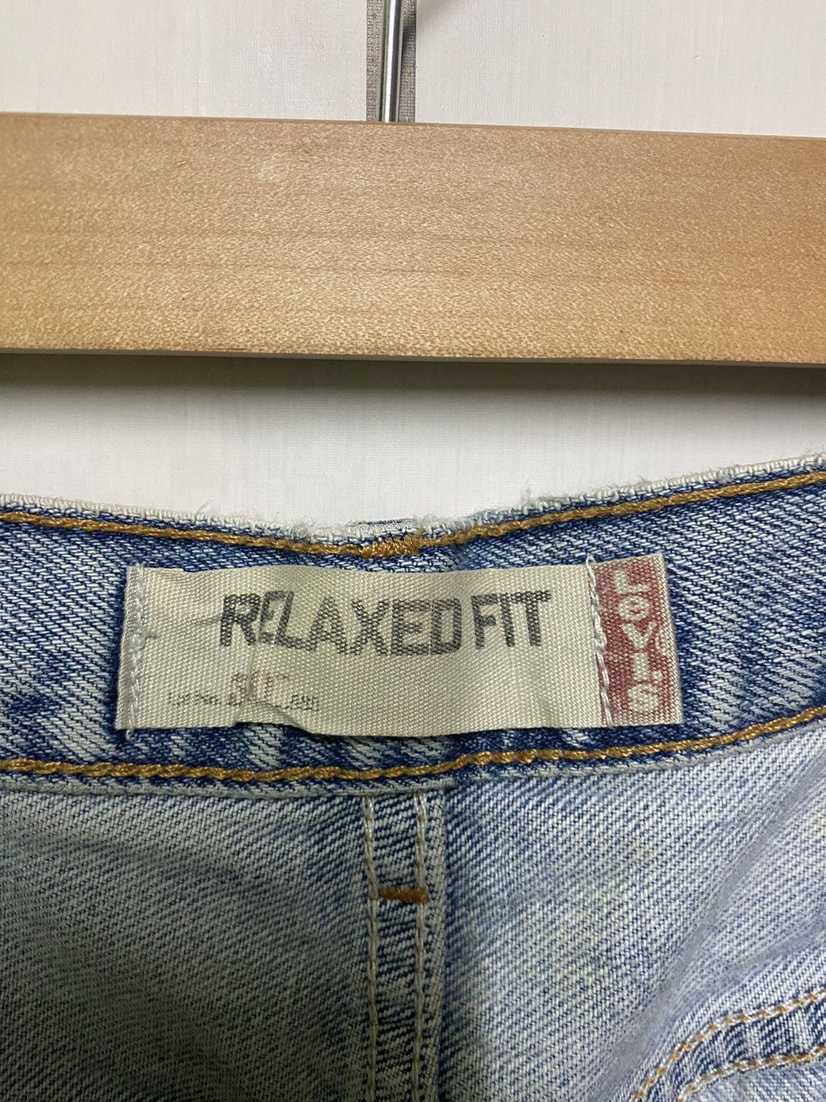 Levi's × Levi's Vintage Clothing × Vintage Vintage Levis 550 Light Wash Dirty Relaxed Fit Jeans-L24 Size US 34 / EU 50 - 11 Thumbnail