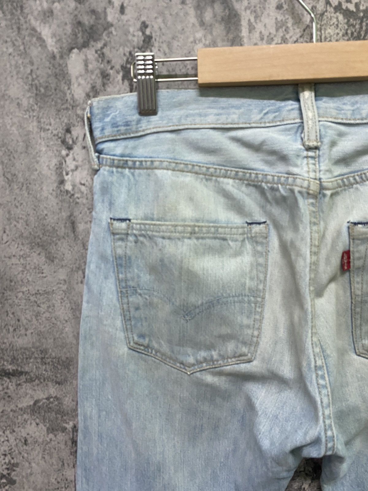 Levi's × Vintage Vintage LEVIS 501 Light Wash Denim -L59 Size US 30 / EU 46 - 14 Thumbnail
