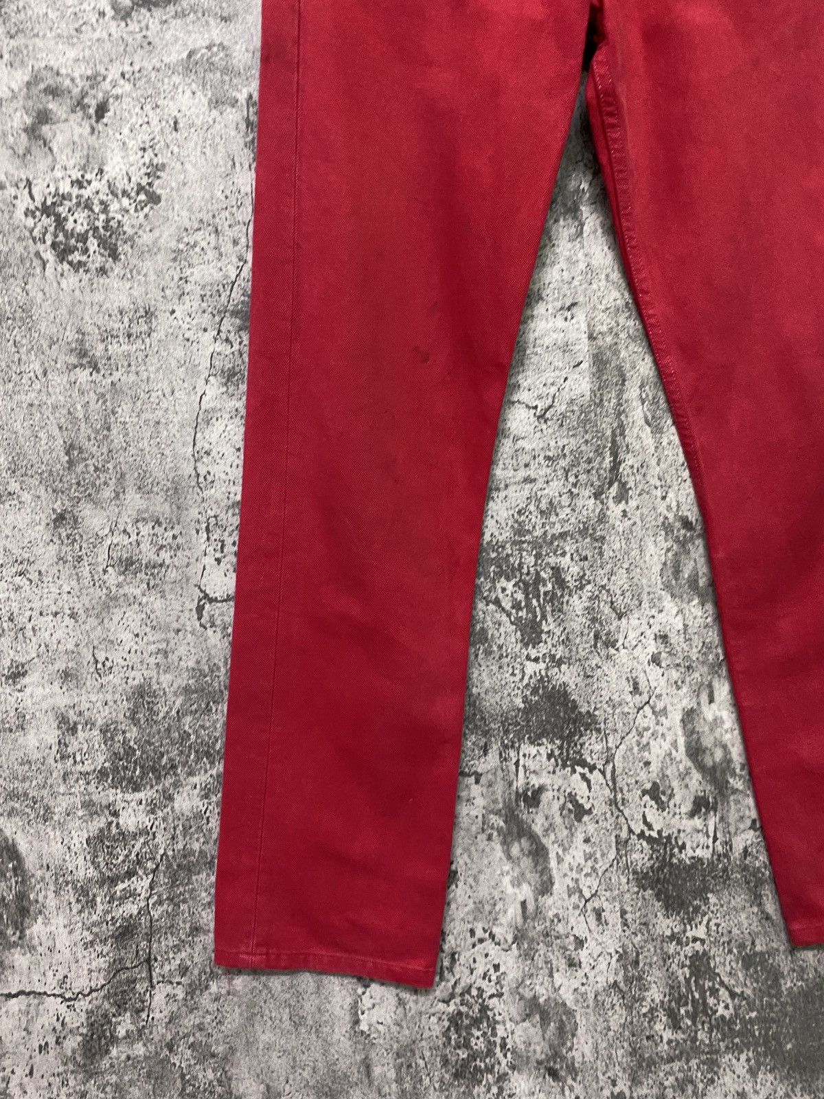 Levi's × Vintage Vintage 90s Levi's 501 Red Jeans Size US 26 / EU 42 - 7 Thumbnail