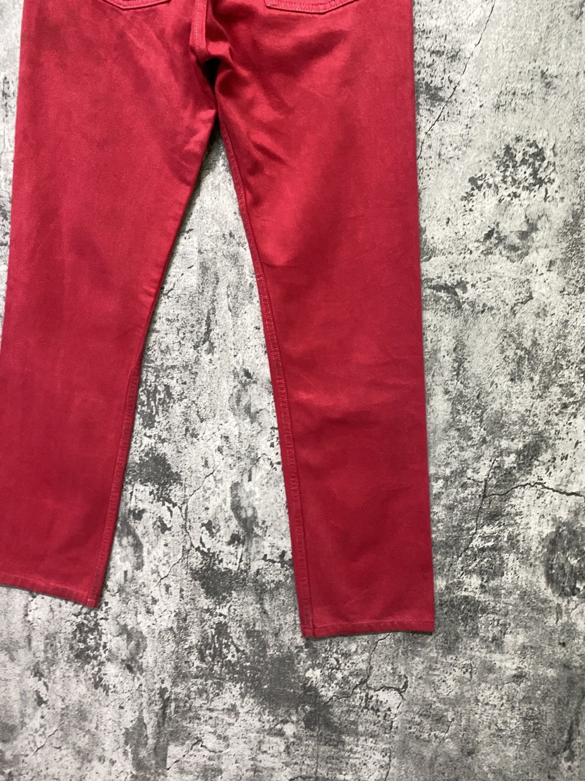 Levi's × Vintage Vintage 90s Levi's 501 Red Jeans Size US 26 / EU 42 - 12 Thumbnail