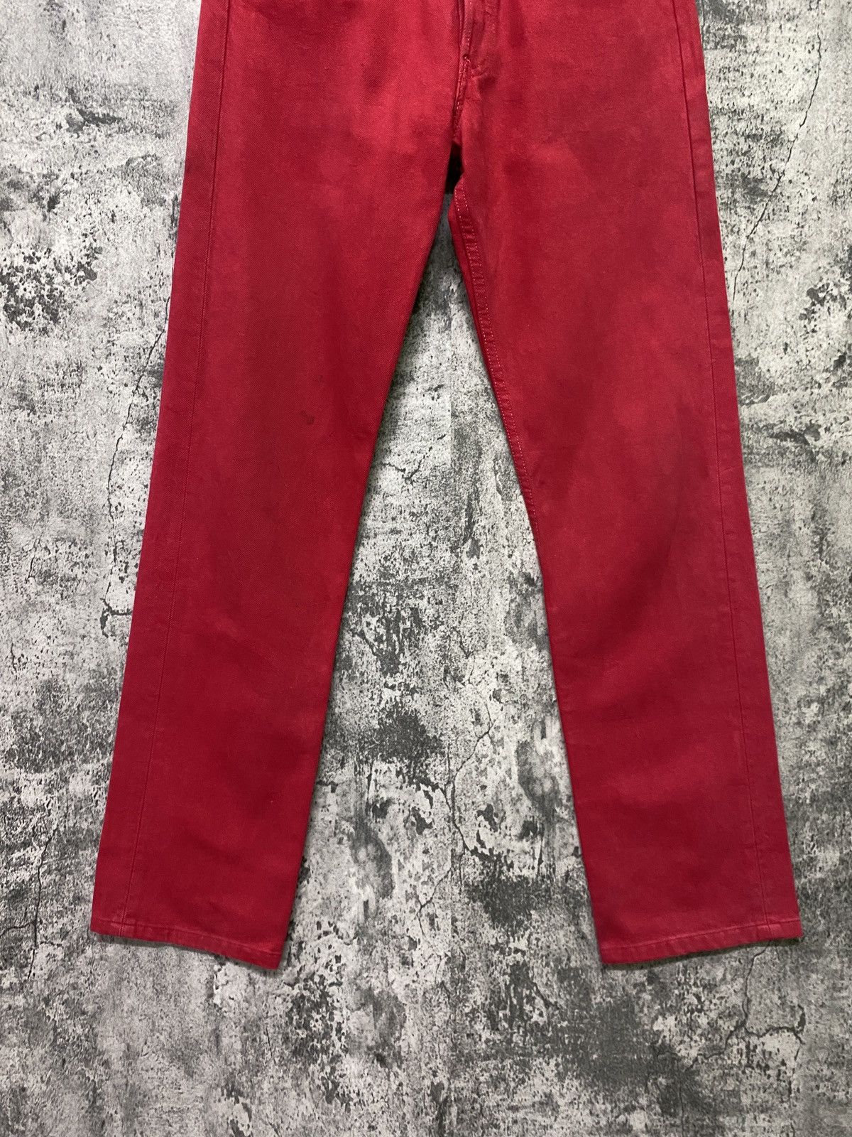 Levi's × Vintage Vintage 90s Levi's 501 Red Jeans Size US 26 / EU 42 - 8 Thumbnail
