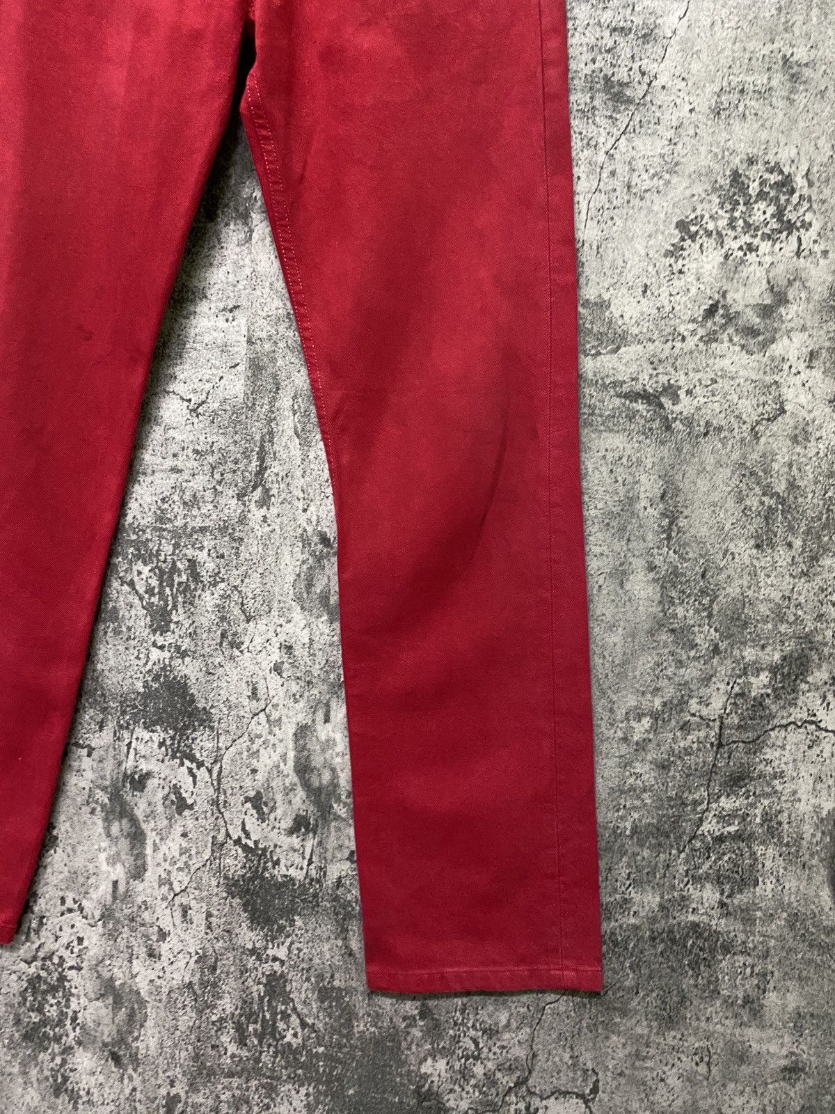 Levi's × Vintage Vintage 90s Levi's 501 Red Jeans Size US 26 / EU 42 - 6 Thumbnail