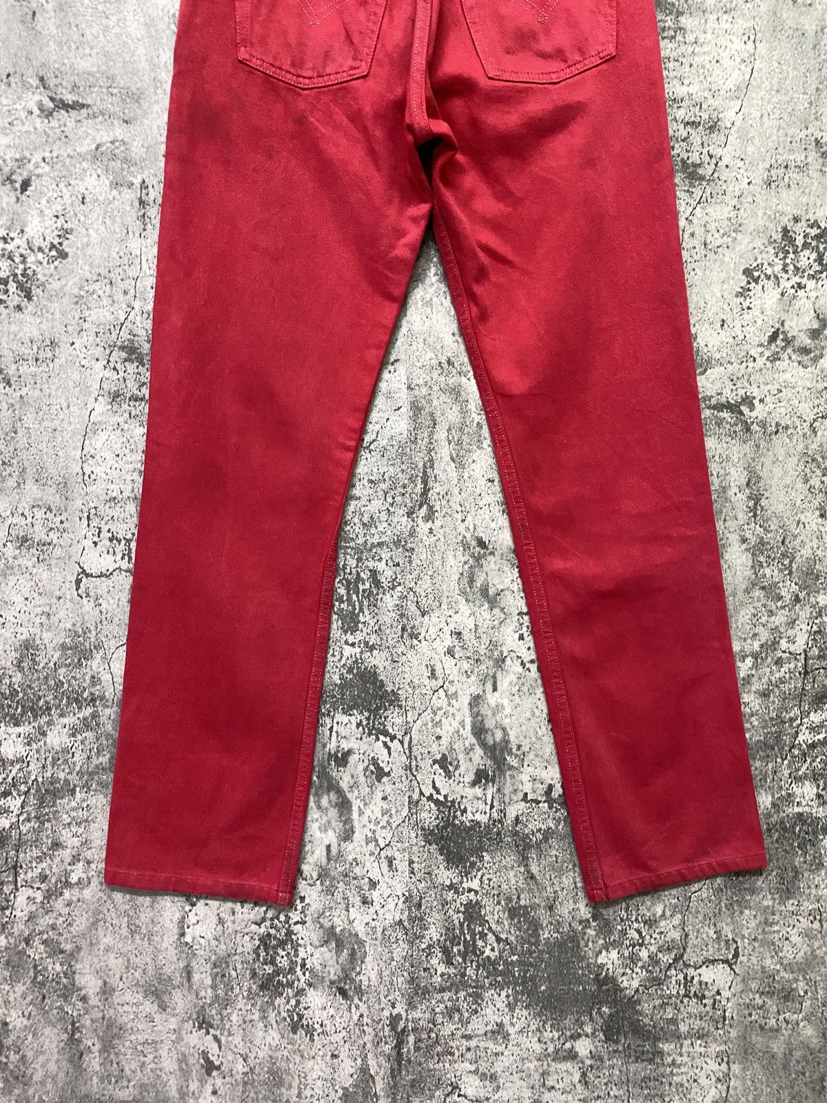Levi's × Vintage Vintage 90s Levi's 501 Red Jeans Size US 26 / EU 42 - 14 Thumbnail