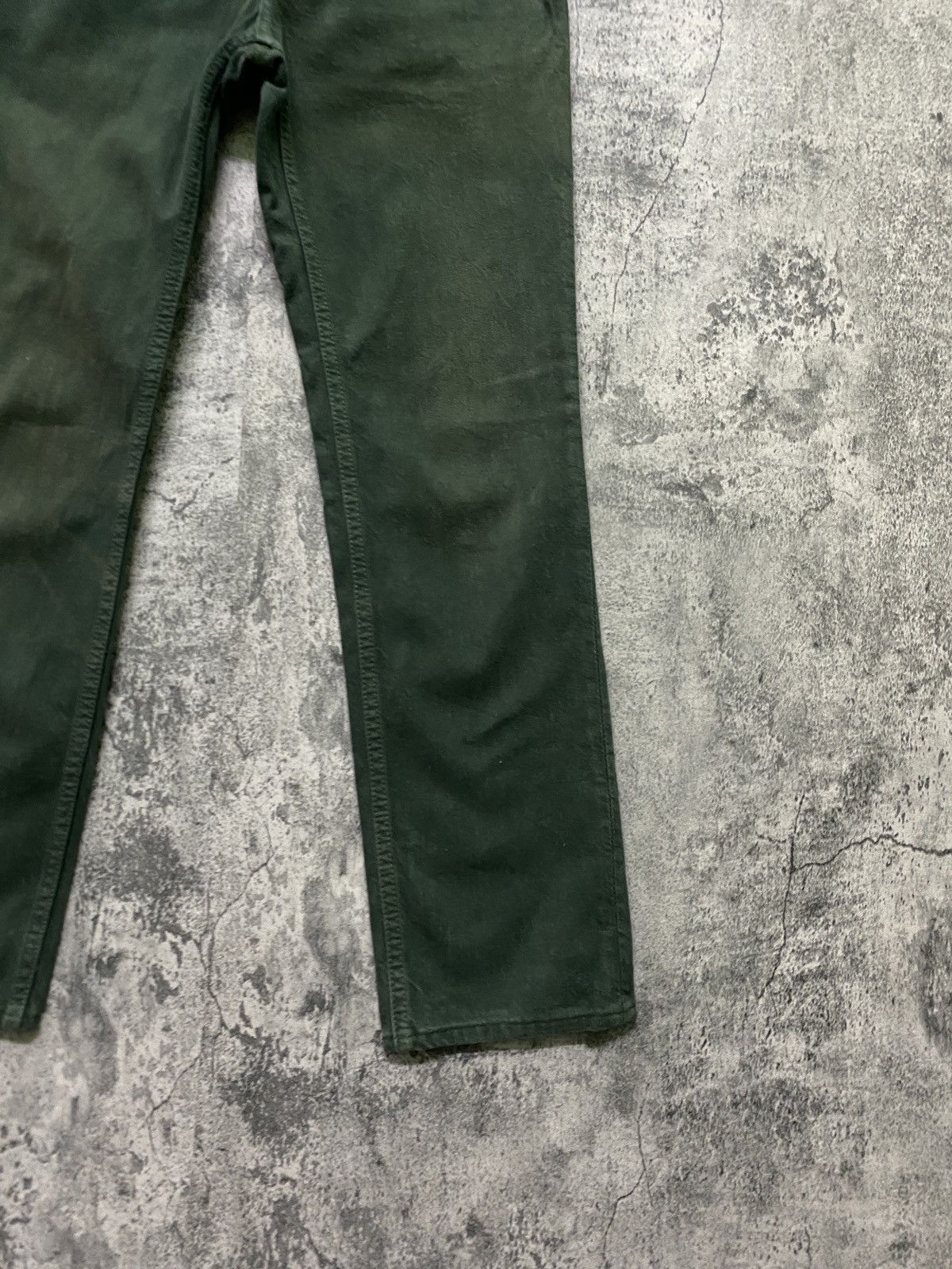 Levi's × Vintage Vintage 90s Levi's 501 Green Faded Jeans Size US 27 - 6 Thumbnail