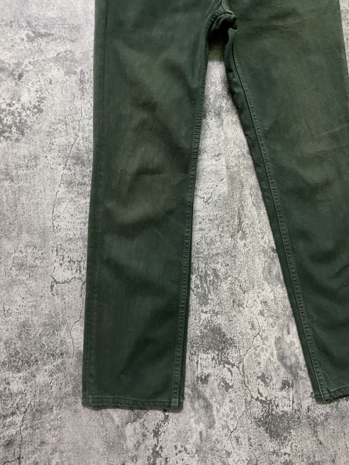 Levi's × Vintage Vintage 90s Levi's 501 Green Faded Jeans Size US 27 - 7 Thumbnail