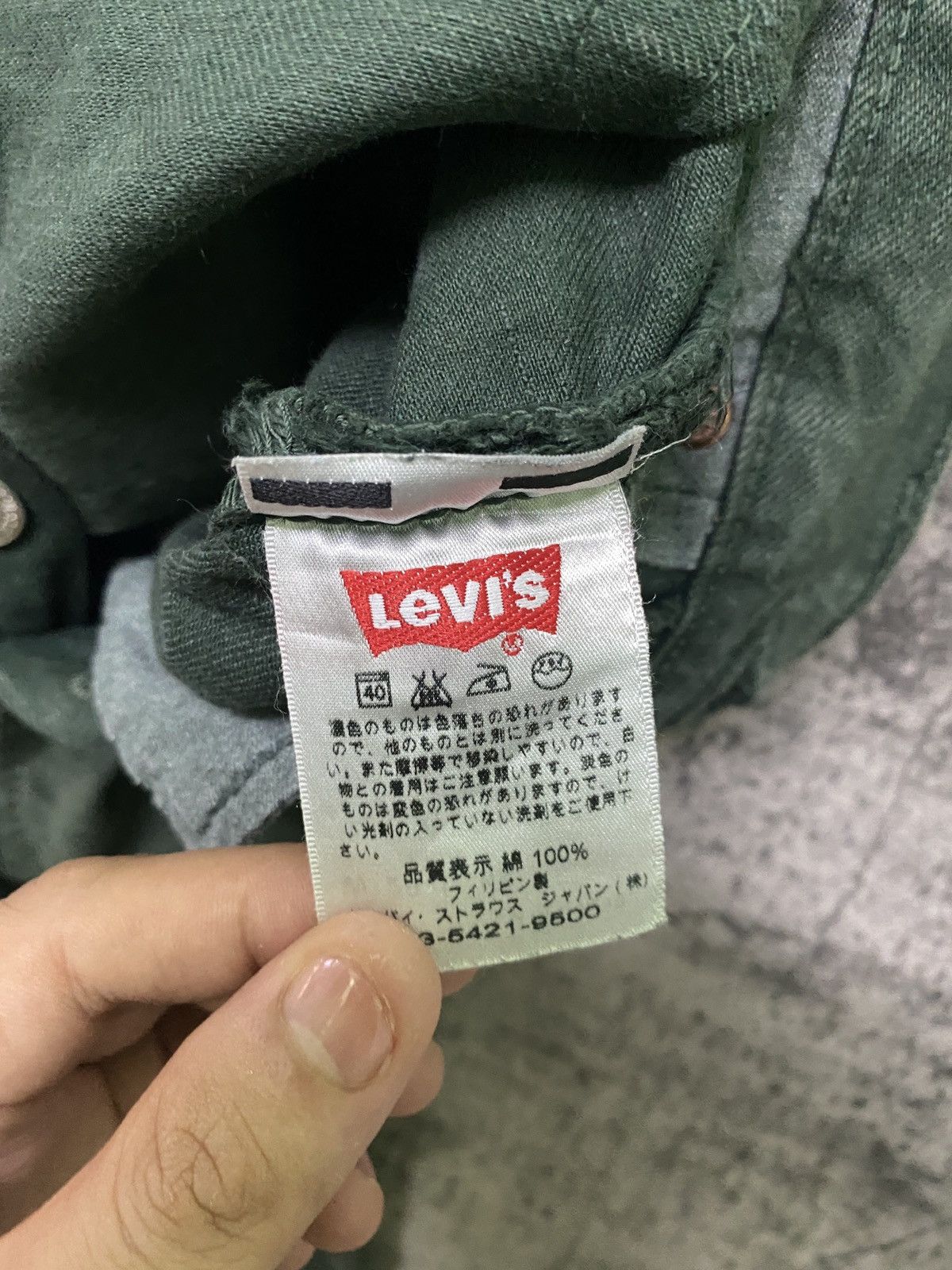 Levi's × Vintage Vintage 90s Levi's 501 Green Faded Jeans Size US 27 - 18 Thumbnail
